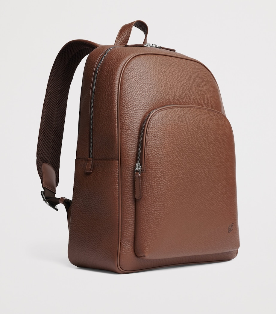 Carl Friedrik Leather Ayrton Backpack Chestnut Image 2