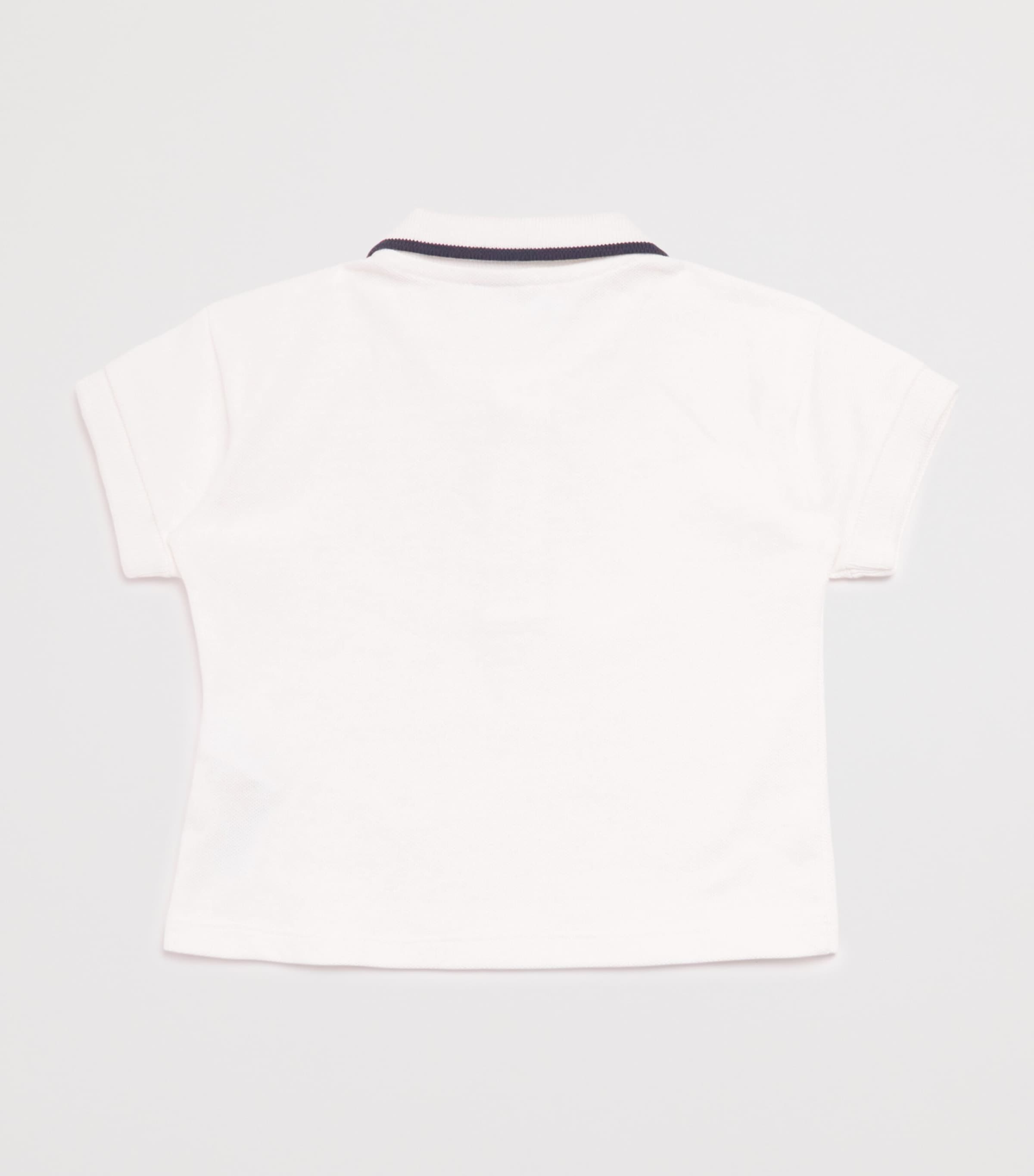 Cotton Logo Polo Shirt (6-24 Months) MARSHMALLOW Image 2