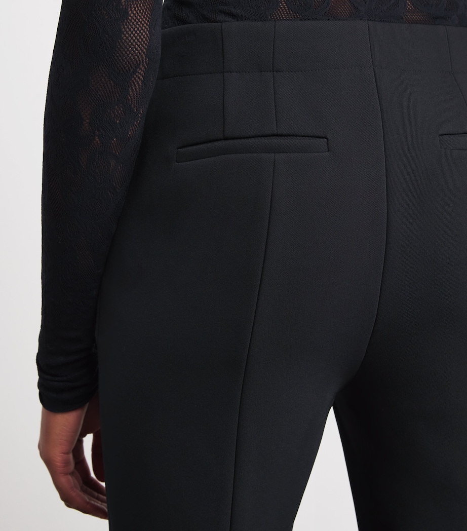 Kenna High-Rise Flared Trousers BLACK Image 6