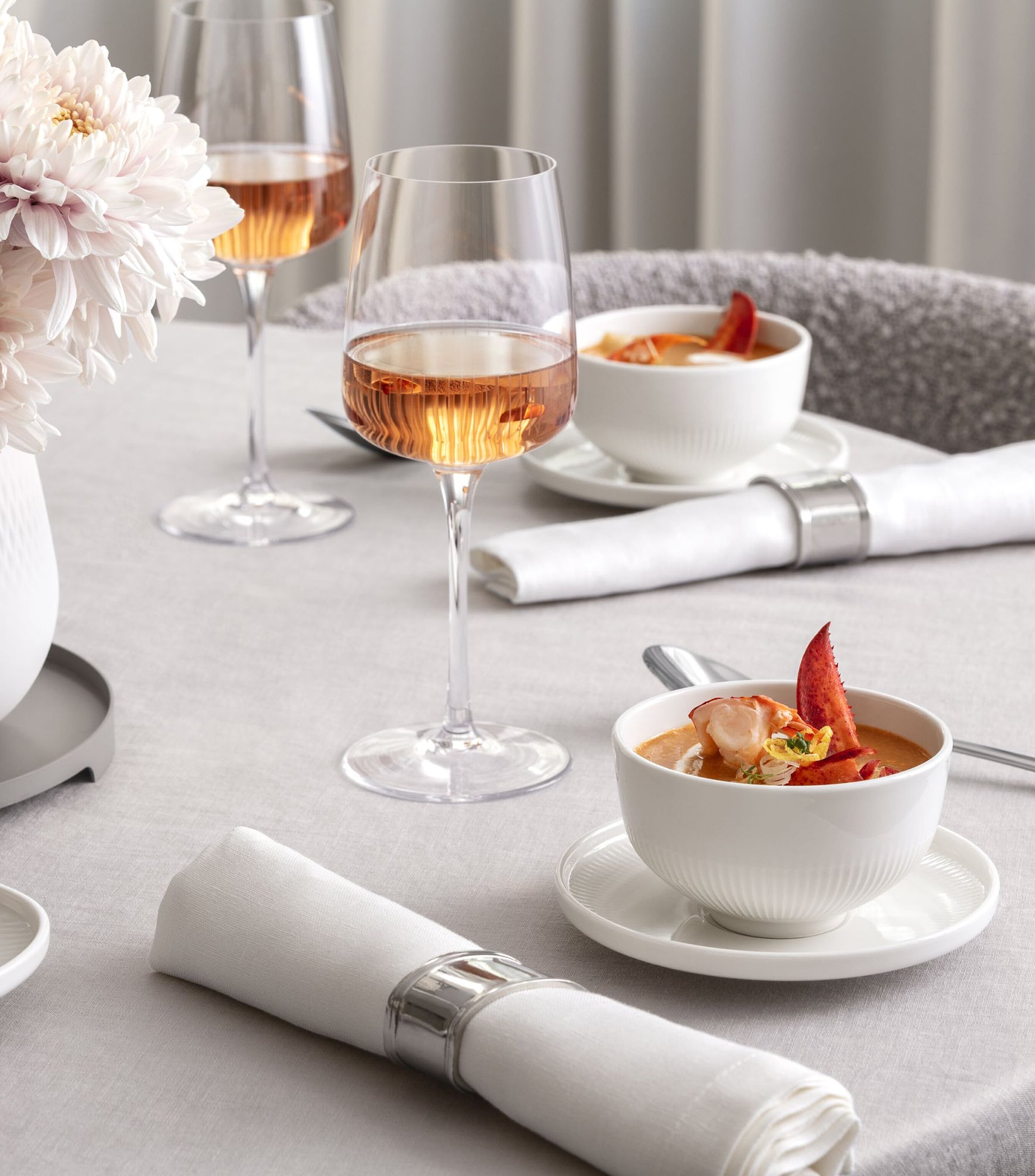 Porcelain Afina Bowl (11cm) WHITE Image 3