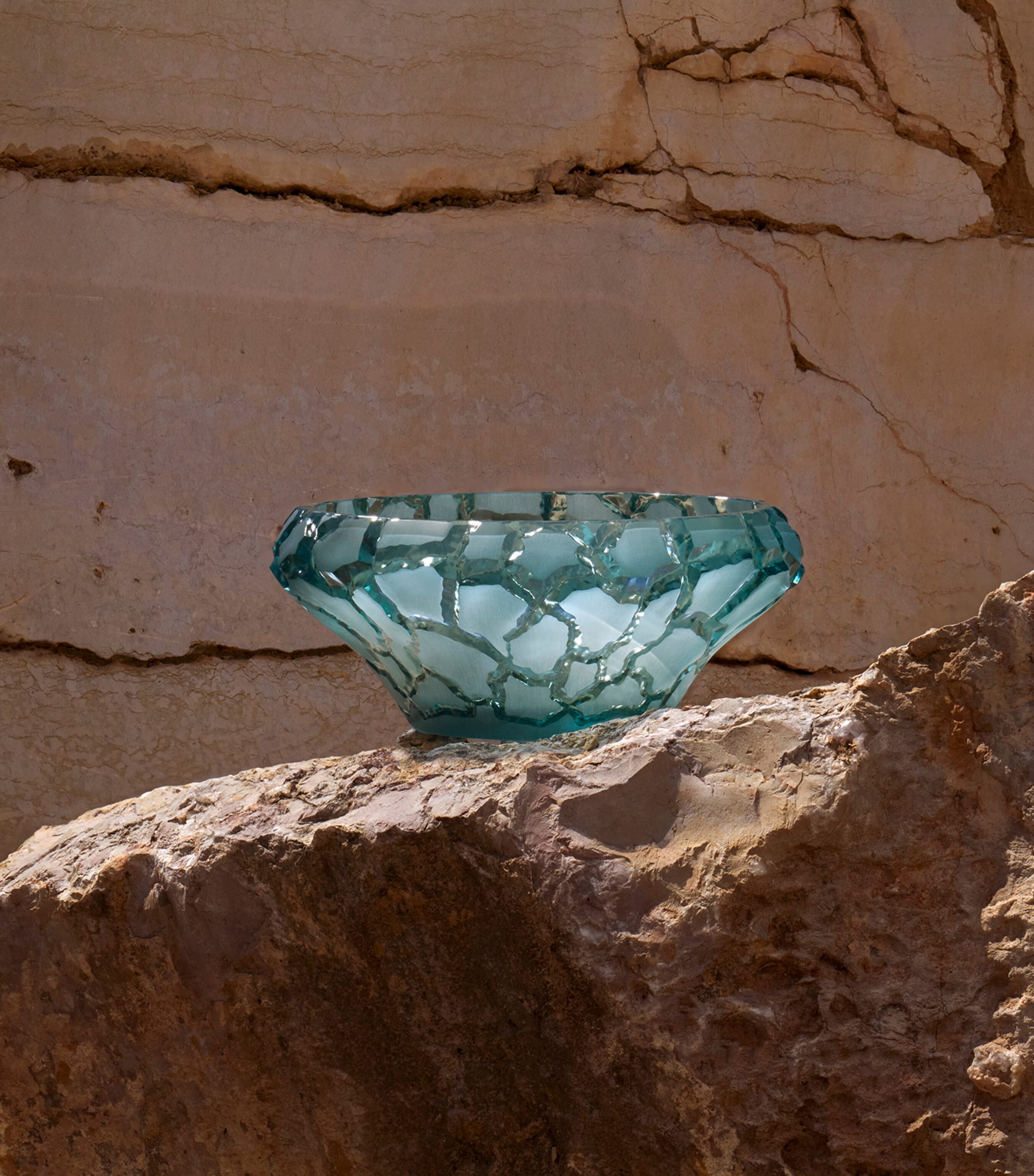 Lalique Crystal Caldera Bowl (30cm) | Home Accessories | Ornaments | Decorative Plates & Bowls | Designers | Lalique