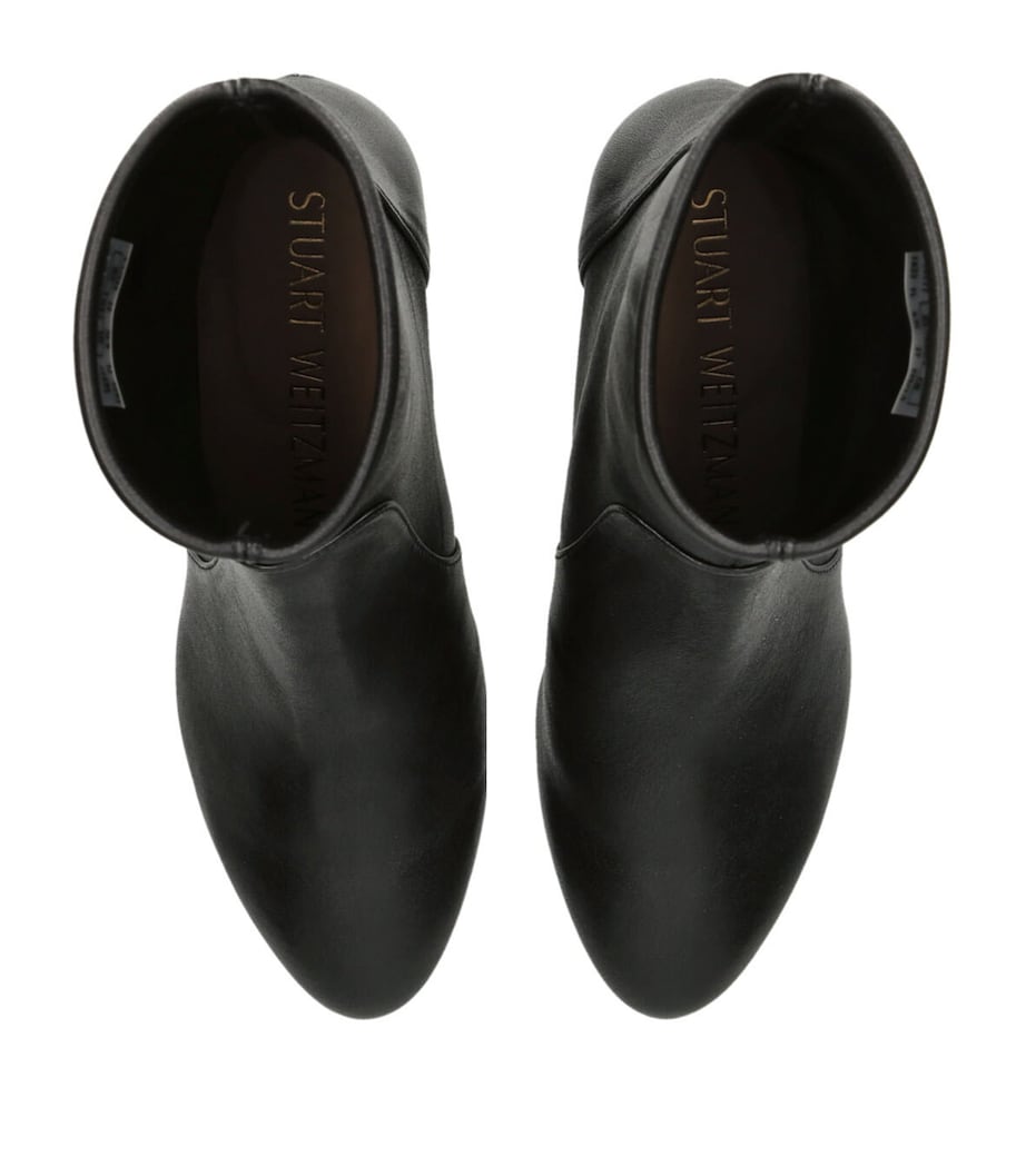 Leather Yuliana Ankle Boots 60 BLACK Image 4