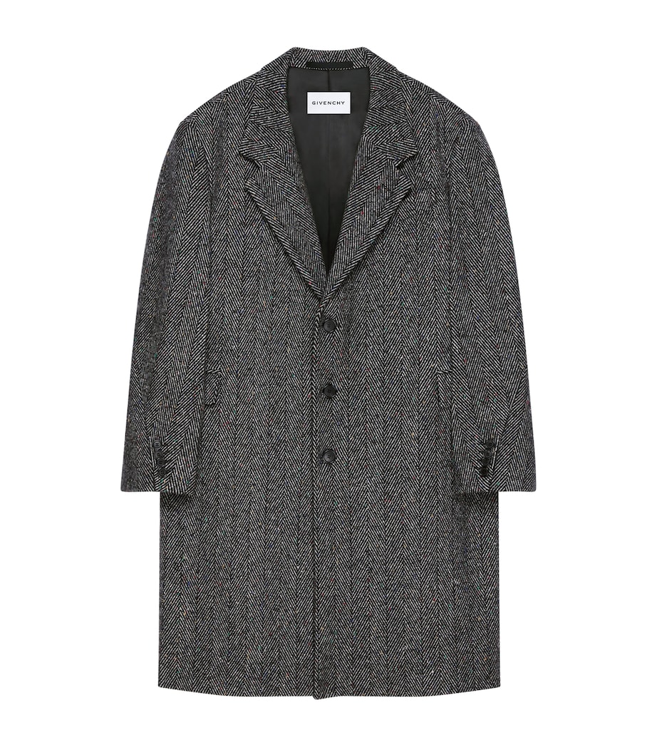 Cotton Couture Seam Coat BLACK/WHITE Image 1