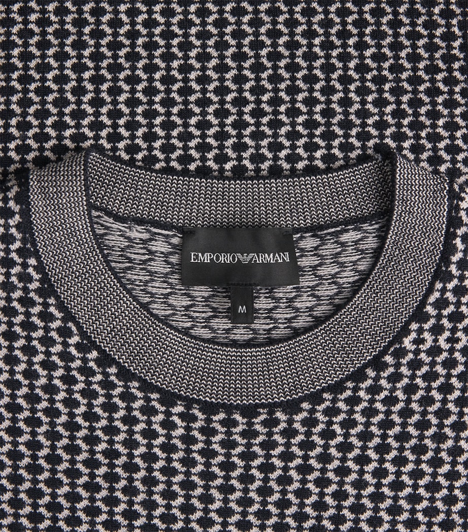 Virgin Wool Textured Sweater FB074 Image 5