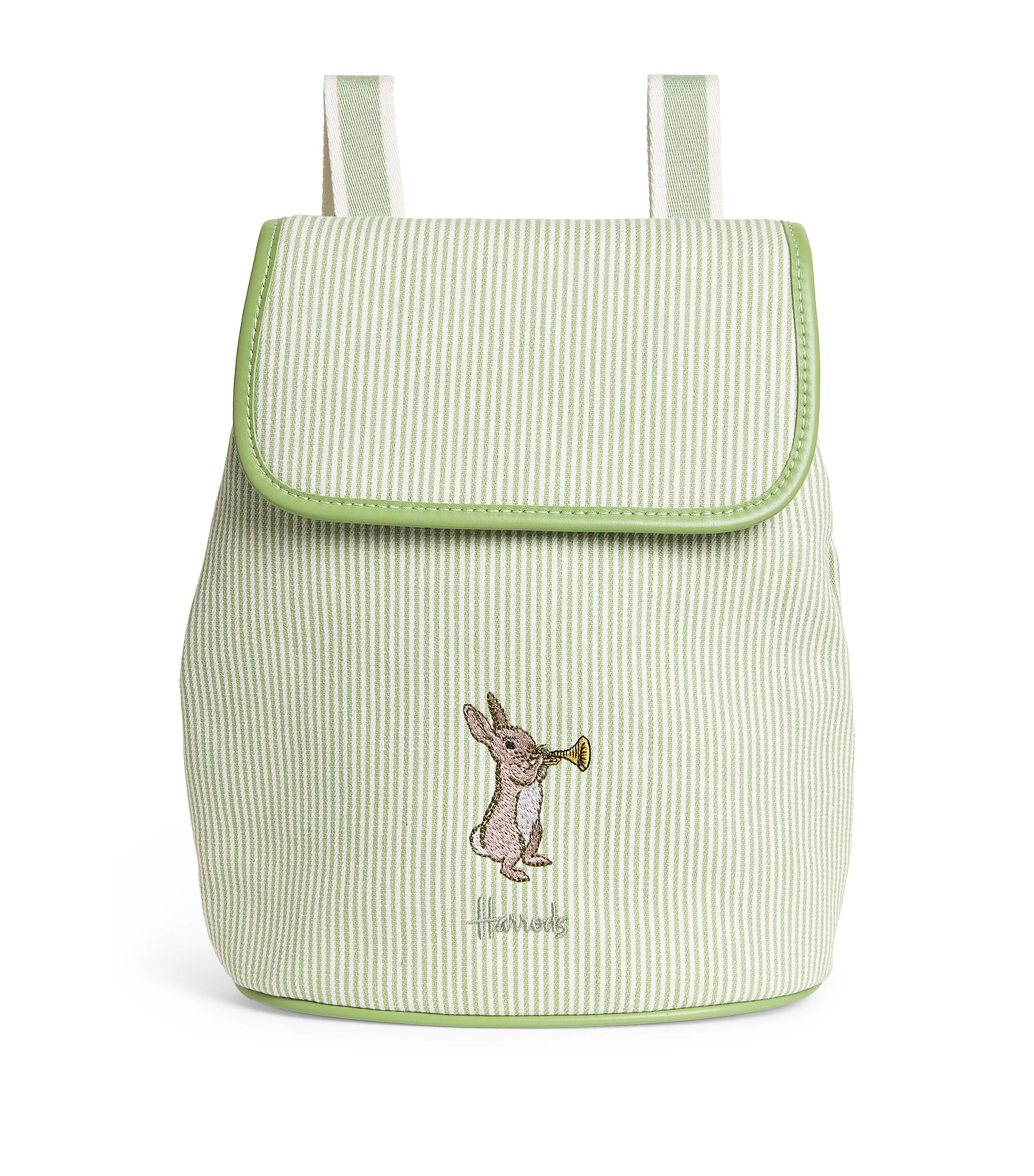 Embroidered Backpack GREEN Image 1