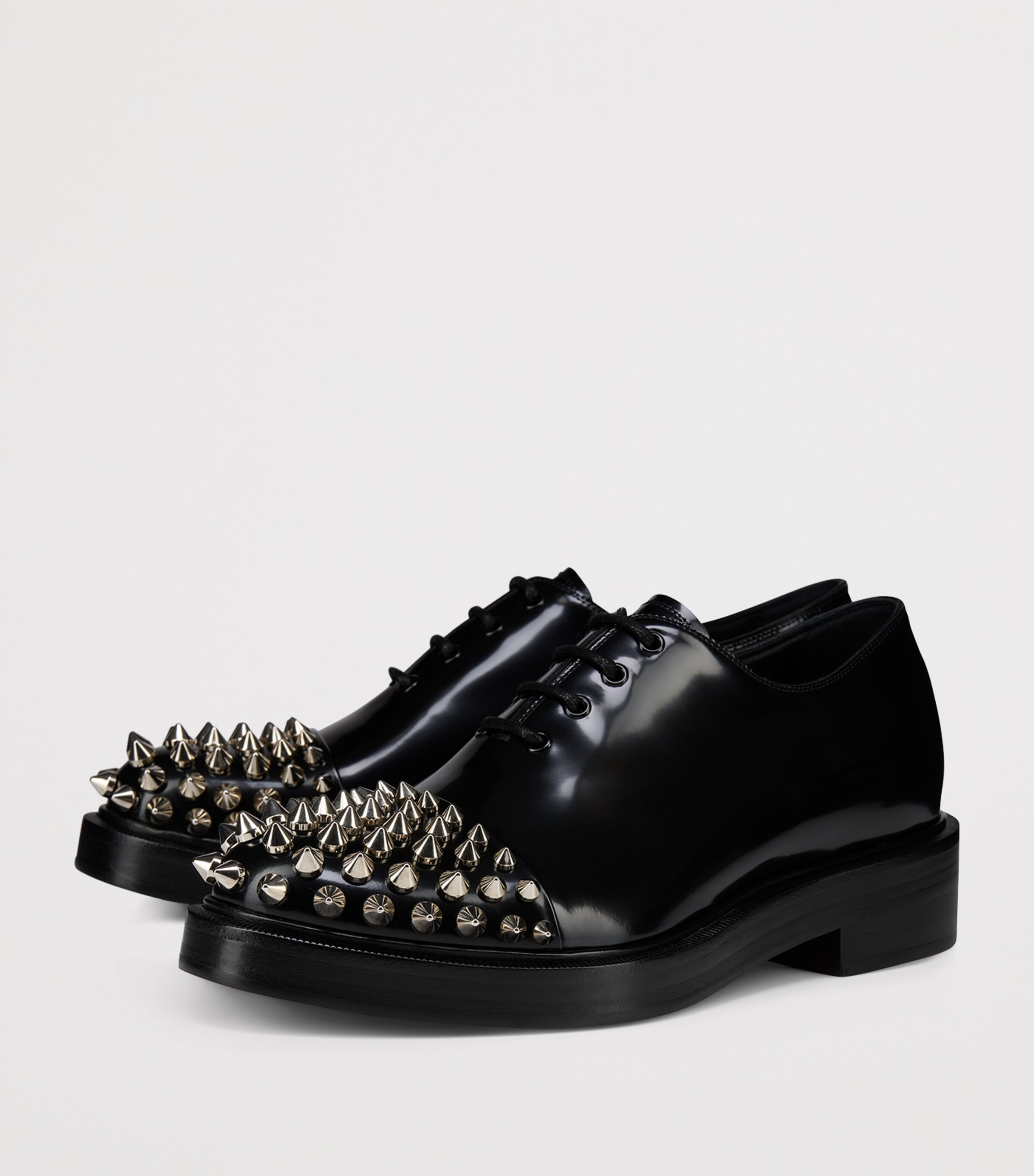 DT Pistols Leather Oxford Shoes BK01 Image 2