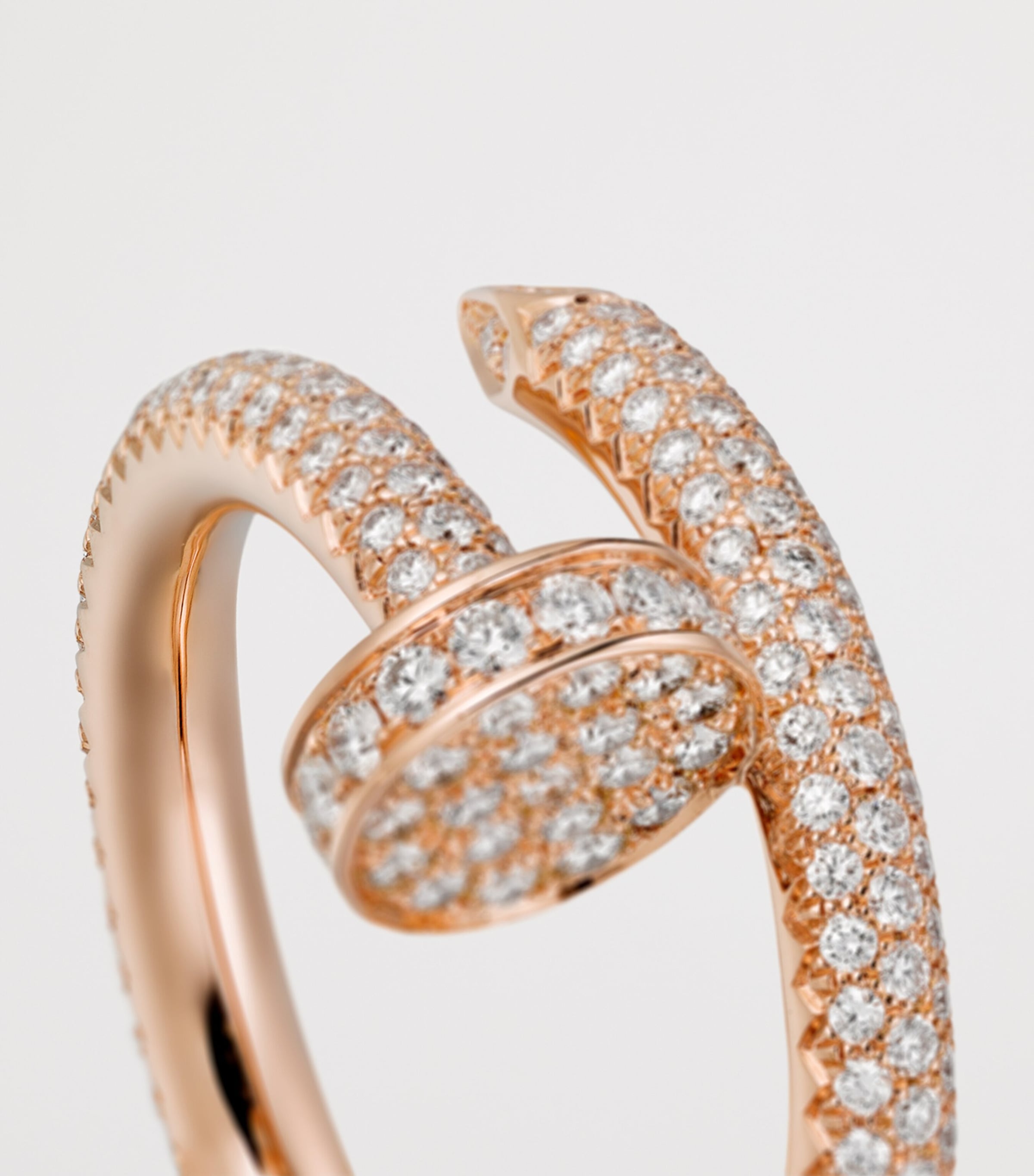 Cartier Rose Gold and Diamond Juste un Clou Ring Rose Gold Image 5