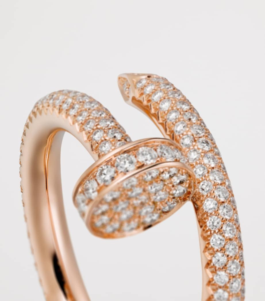 Cartier Rose Gold and Diamond Juste un Clou Ring Rose Gold Image 5