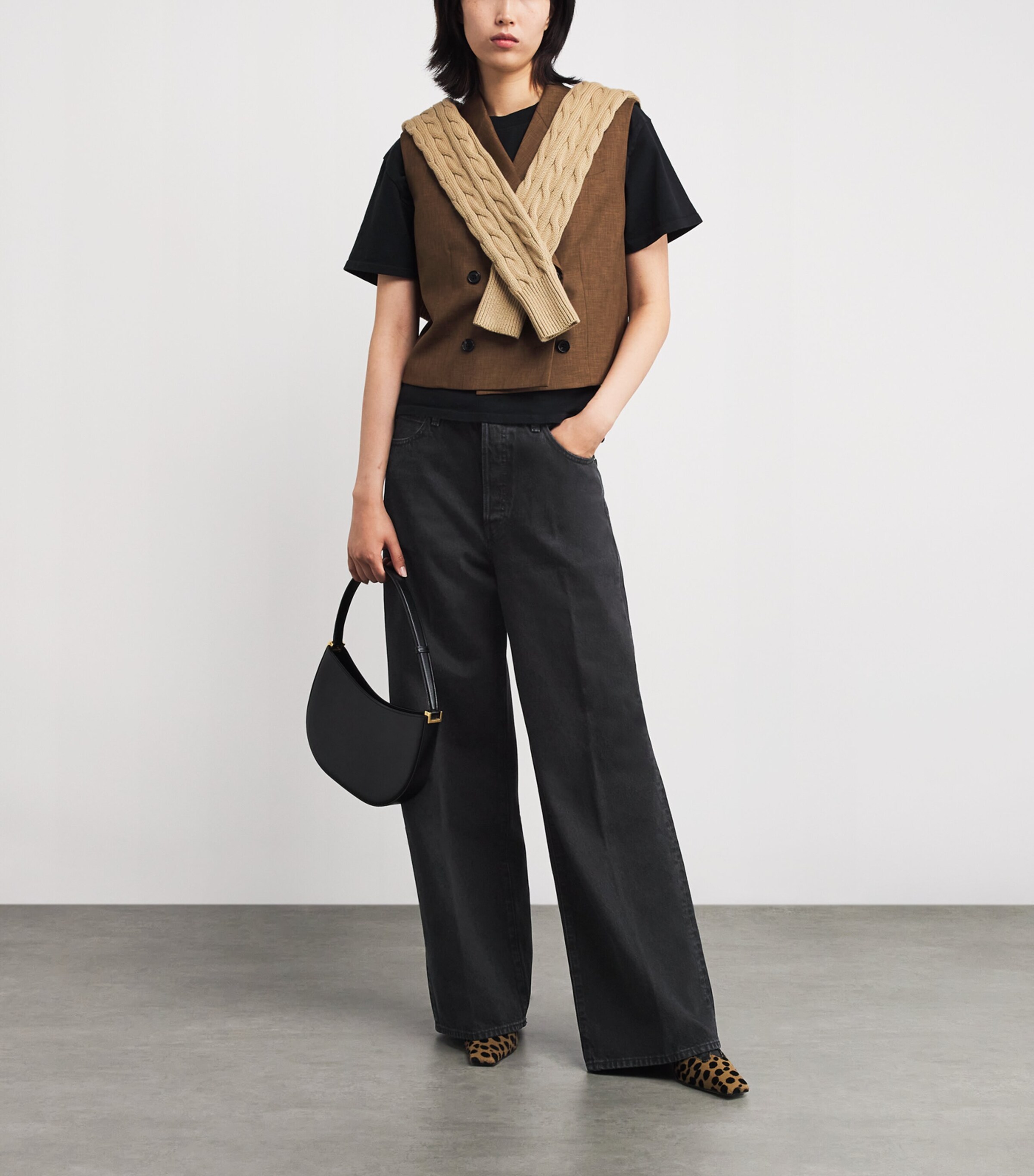 The Collegiate Wide-Leg Jeans ASTRAL Image 2