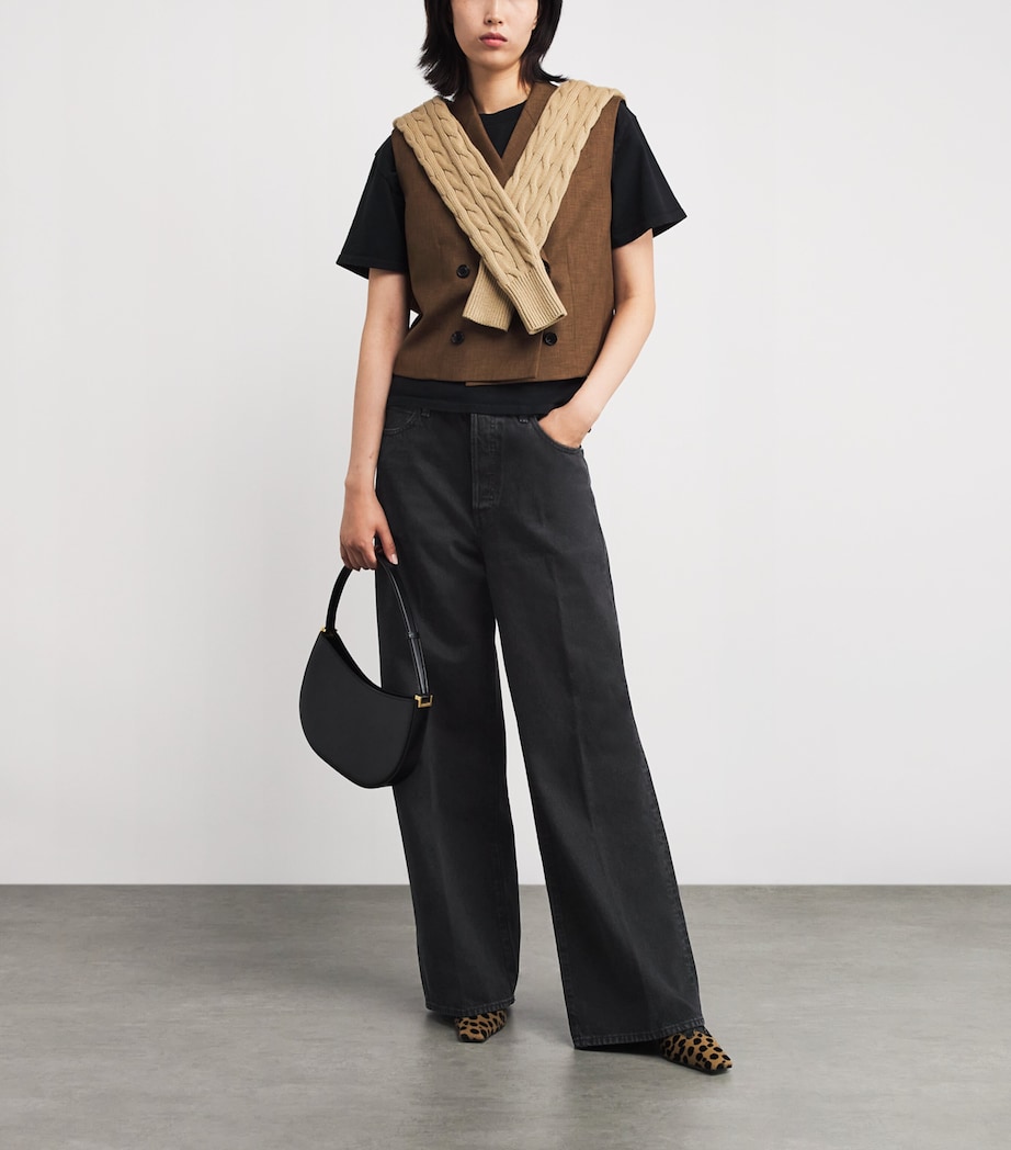 The Collegiate Wide-Leg Jeans ASTRAL Image 2