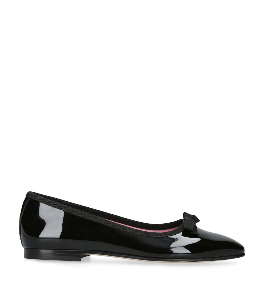 Carel Paris Patent Leather Ballet Flats Black Image 1