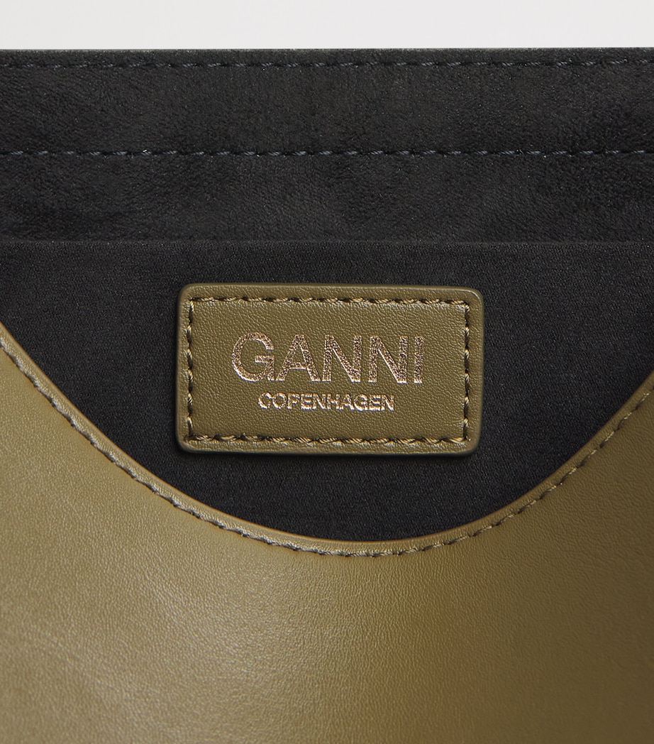 GANNI B-Kat Shoulder Bag Military Olive Image 5