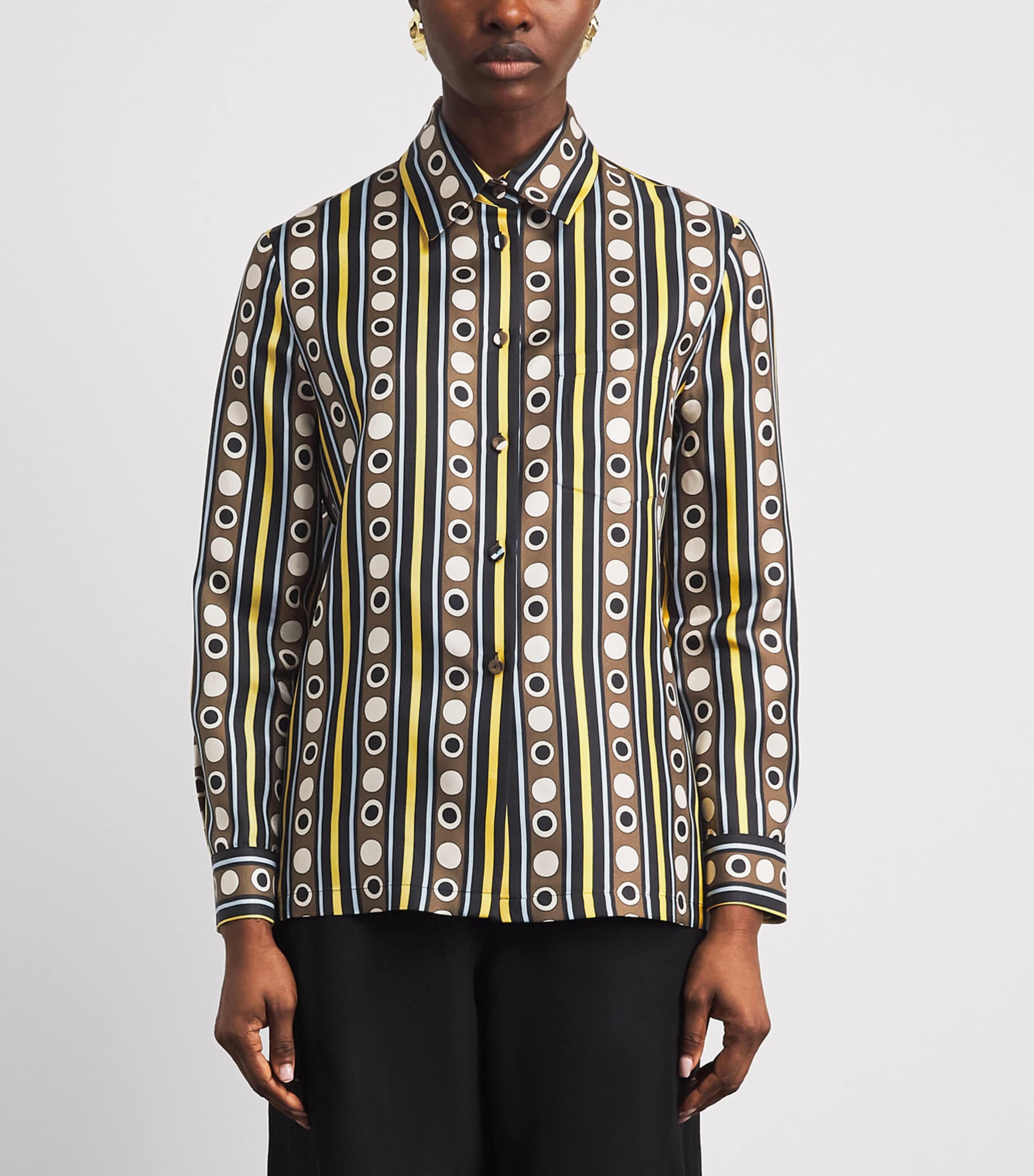 La Doublej Womens Silk Printed Shirt Sanctuary Image 4