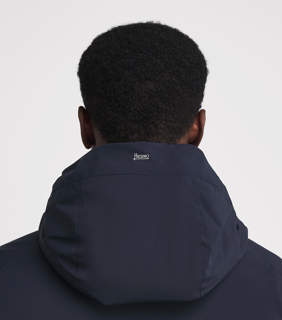 Herno Mens Down New Impact Jacket Blu Navy Image 3