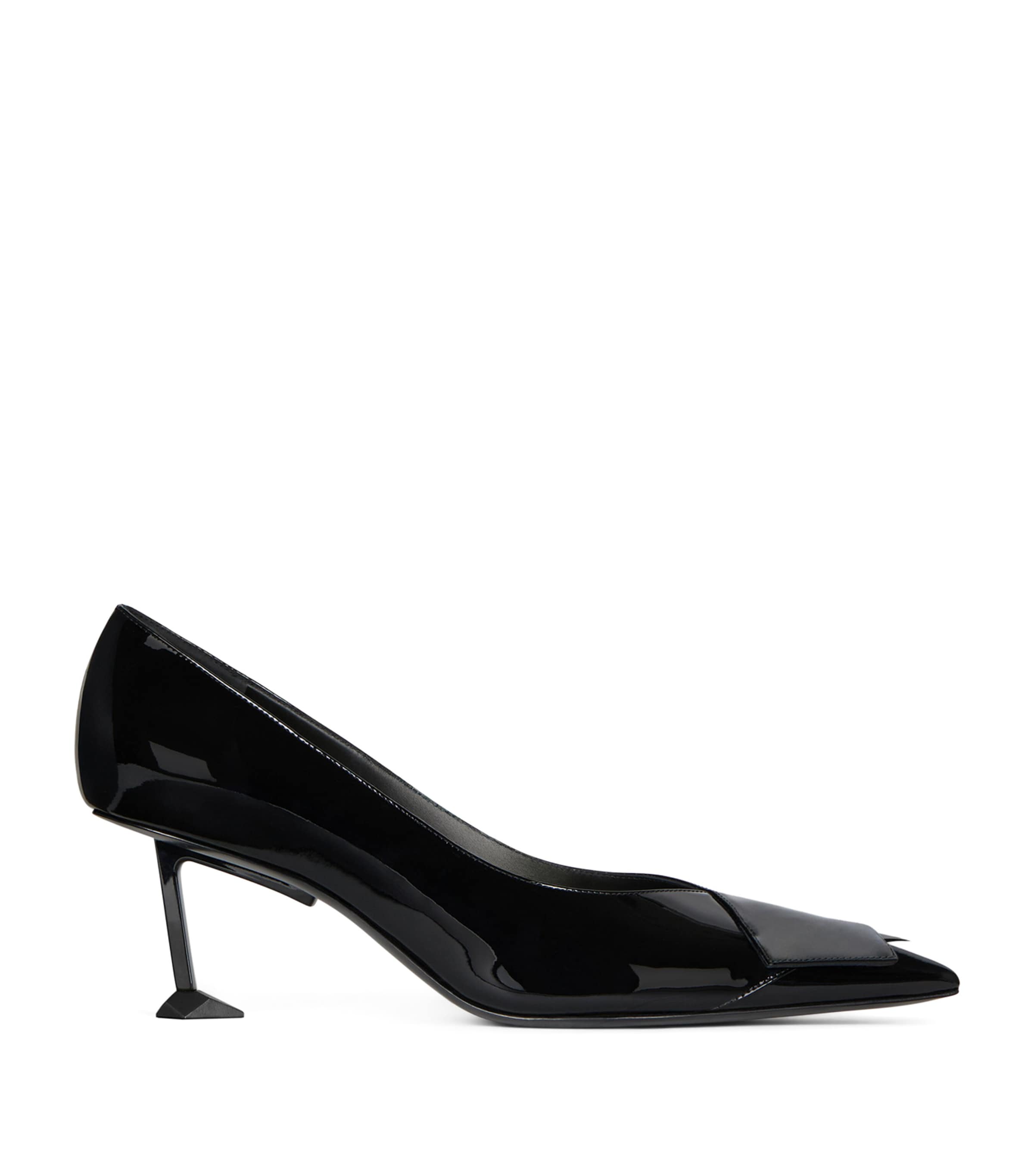 Givenchy Leather Boudoir Fold Pumps 65 Black Image 1