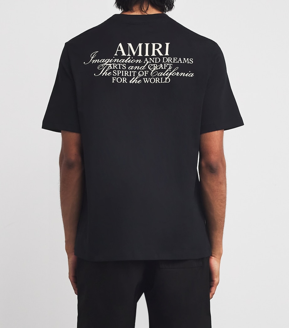 Cotton Spirit Logo T-Shirt BLACK Image 4