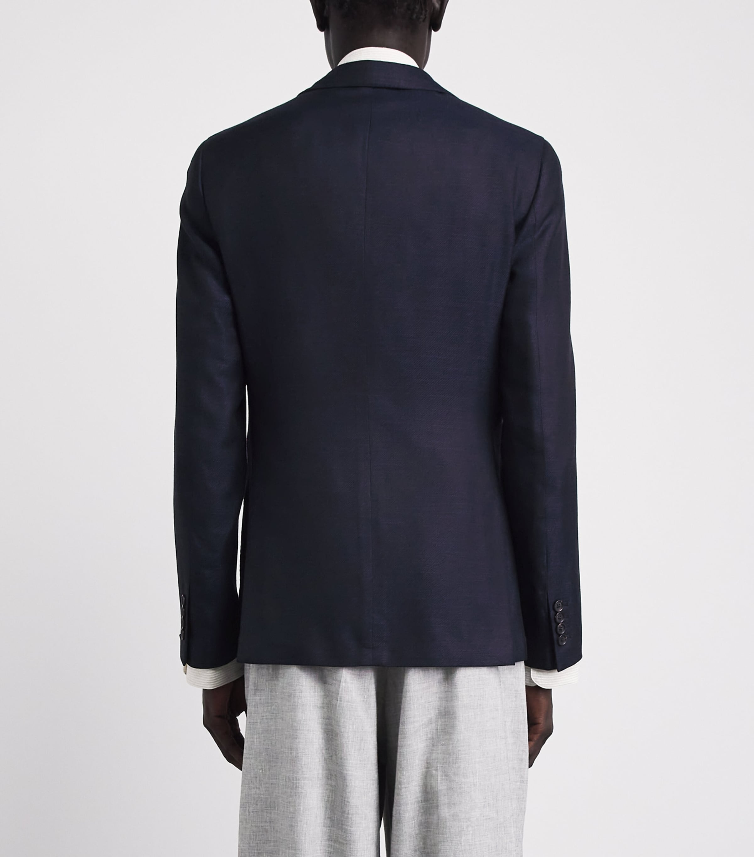Pal Zileri Mens Brera Blazer Blue Navy Image 5