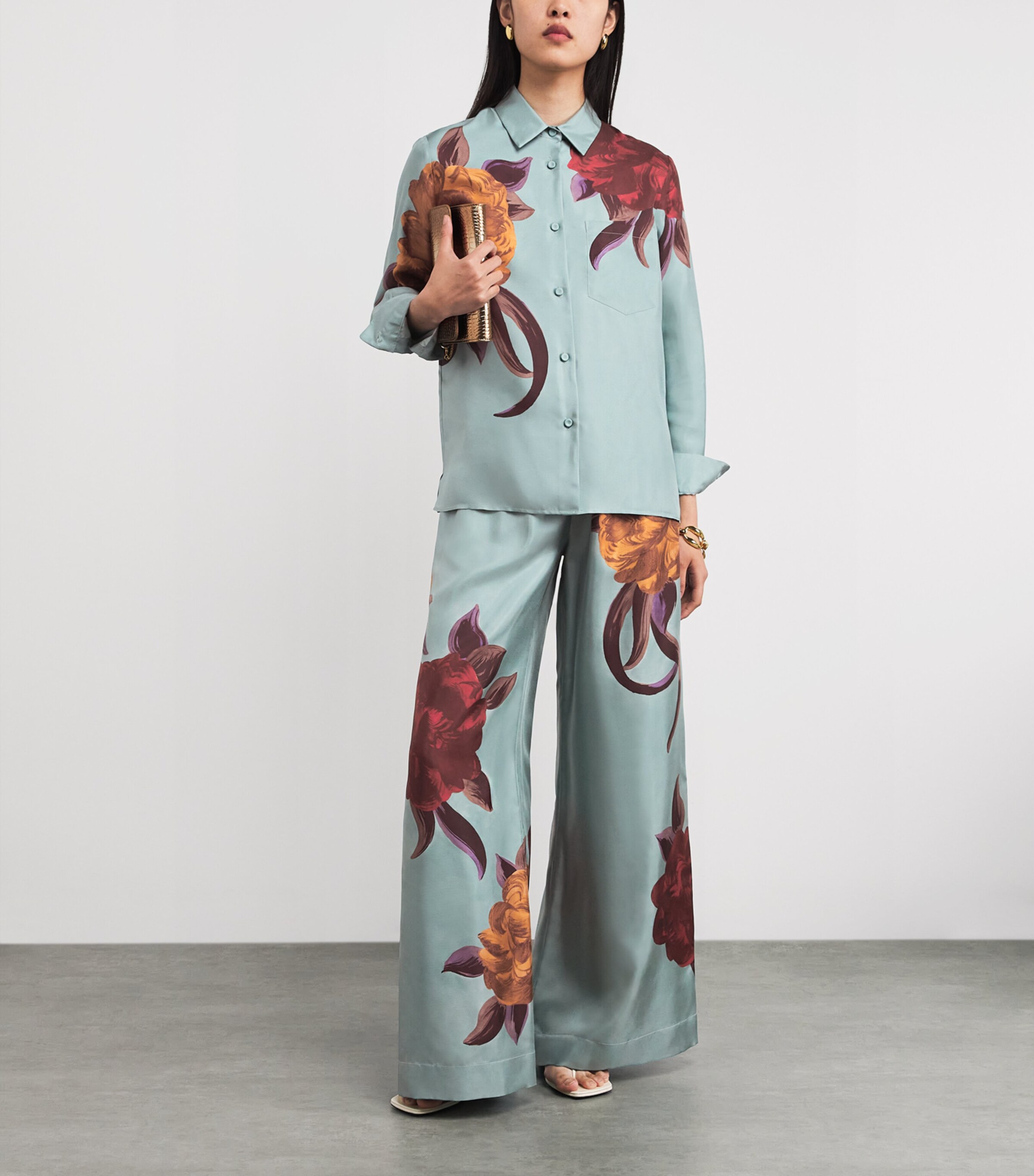 Silk Peony Placée Shirt BU01PEONY PLACEE Image 2