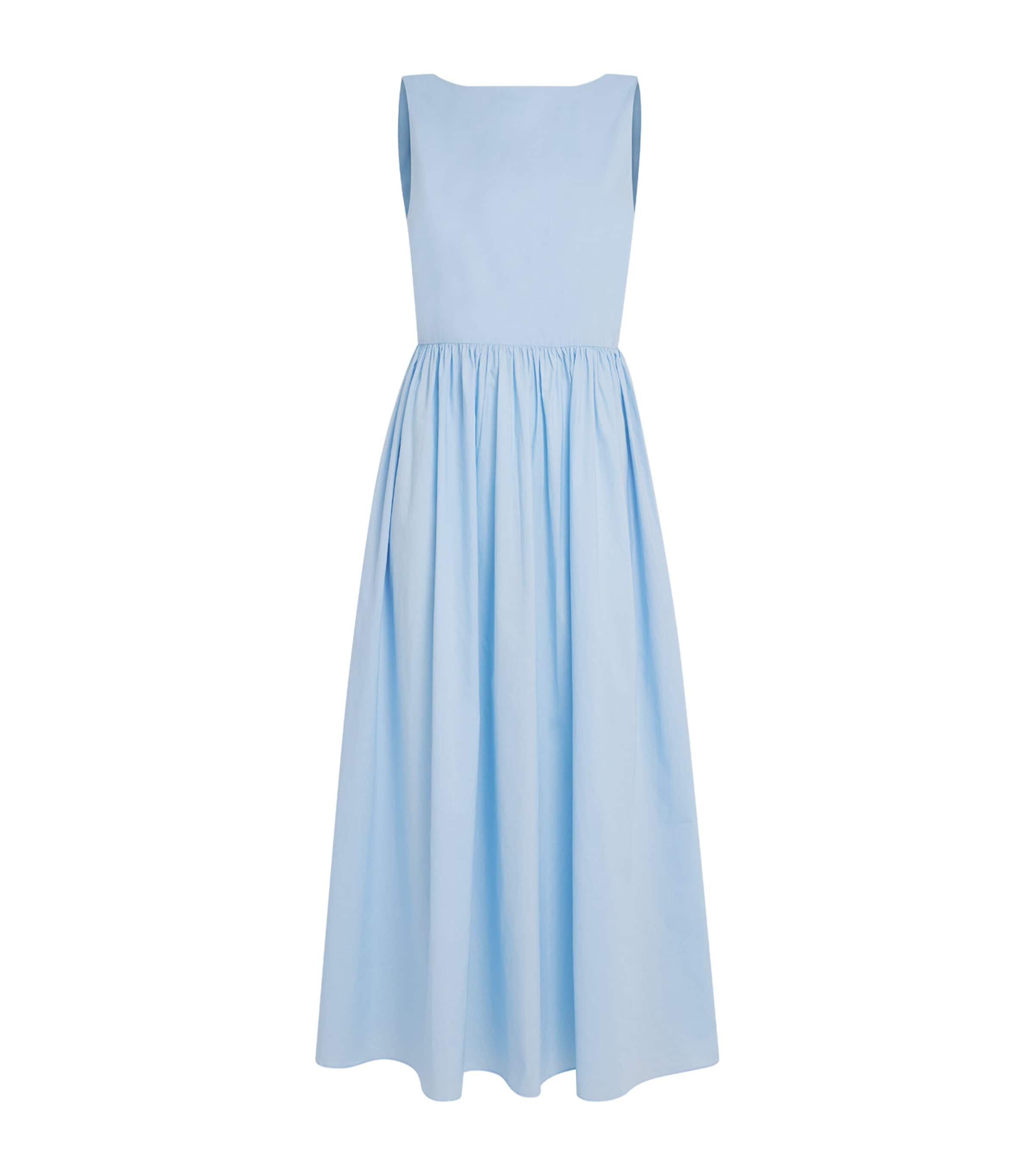 Matteau Organic Cotton Tie-back Midi Dress