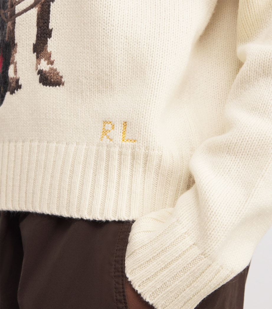 Polo Ralph Lauren Womens Wool Polo Bear Sweater Nevis Image 6