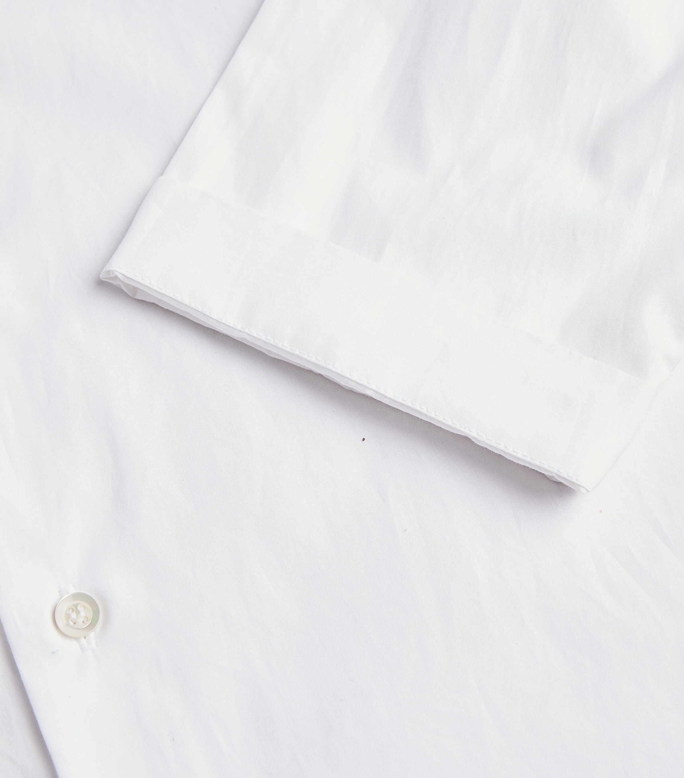 A-Line Stand-Collar Shirt WHITE Image 15