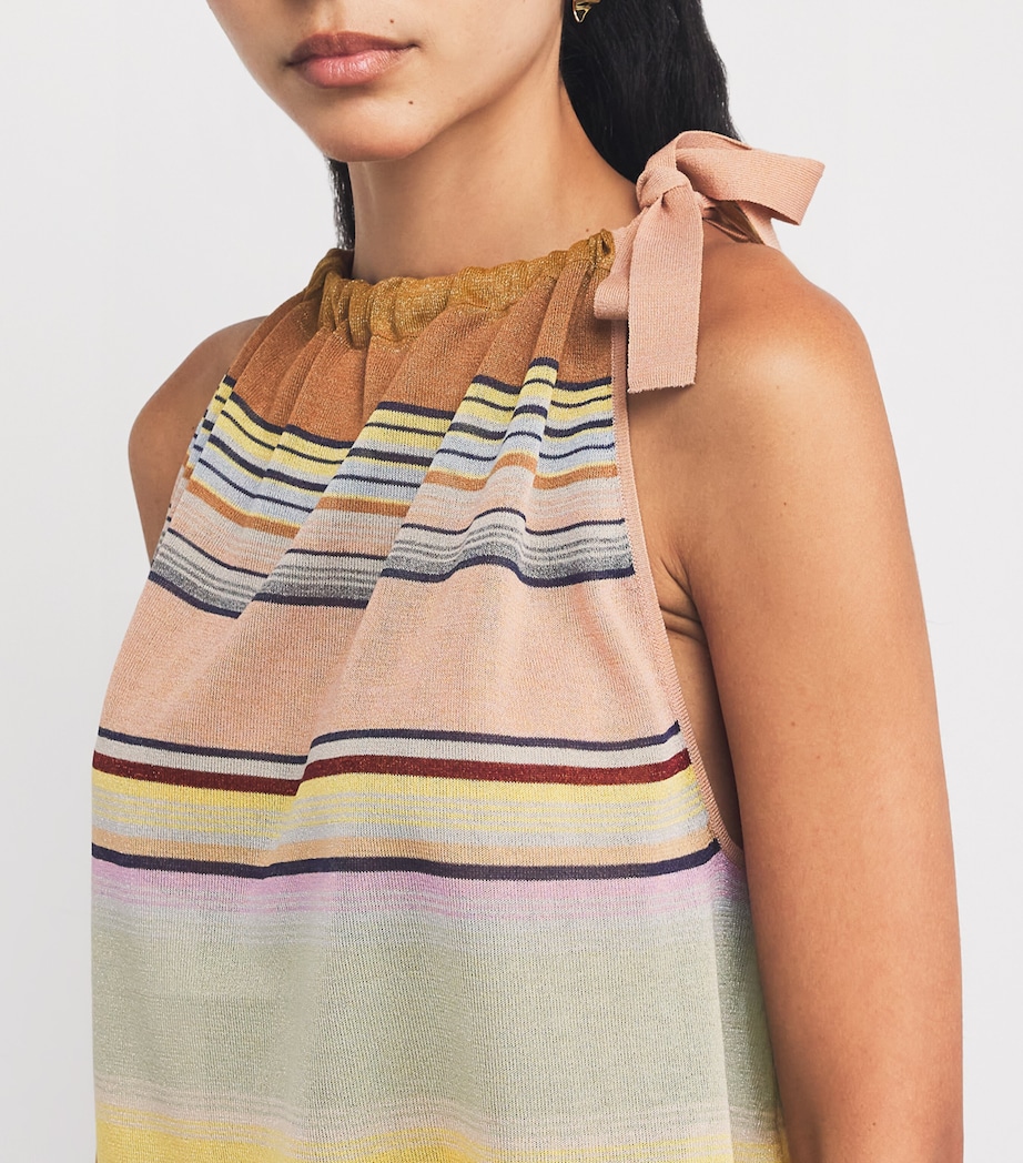 Coco Stripe Halter Top STP/STRIPE Image 6