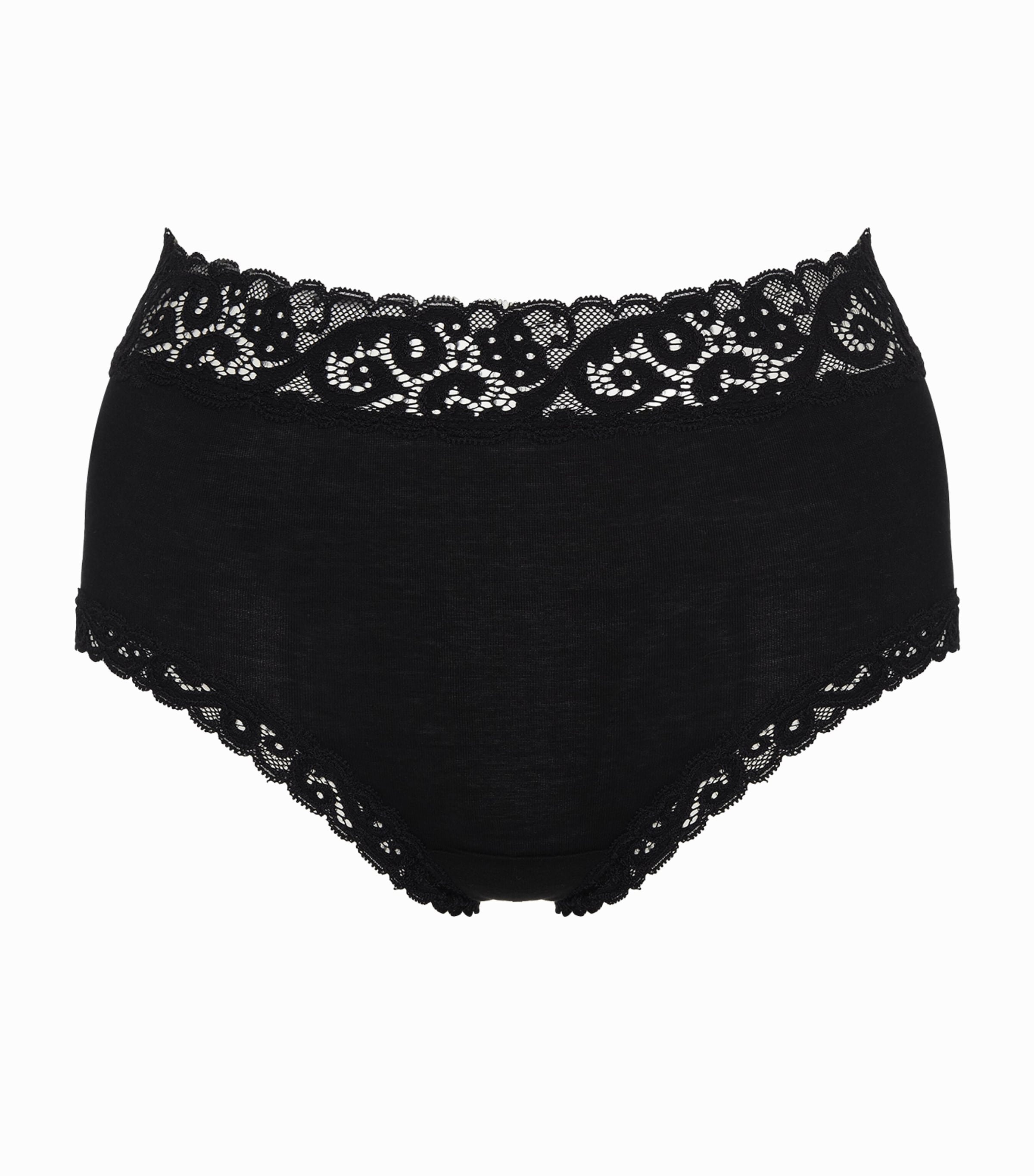 Hanro Moments Full-coverage Brief In Black