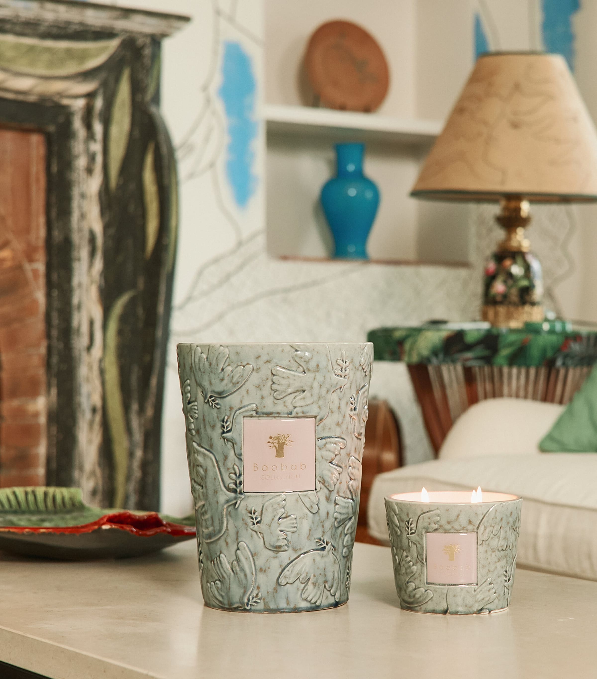 Baobab Collection Colombe Scented Candle (3kg) Green Image 2