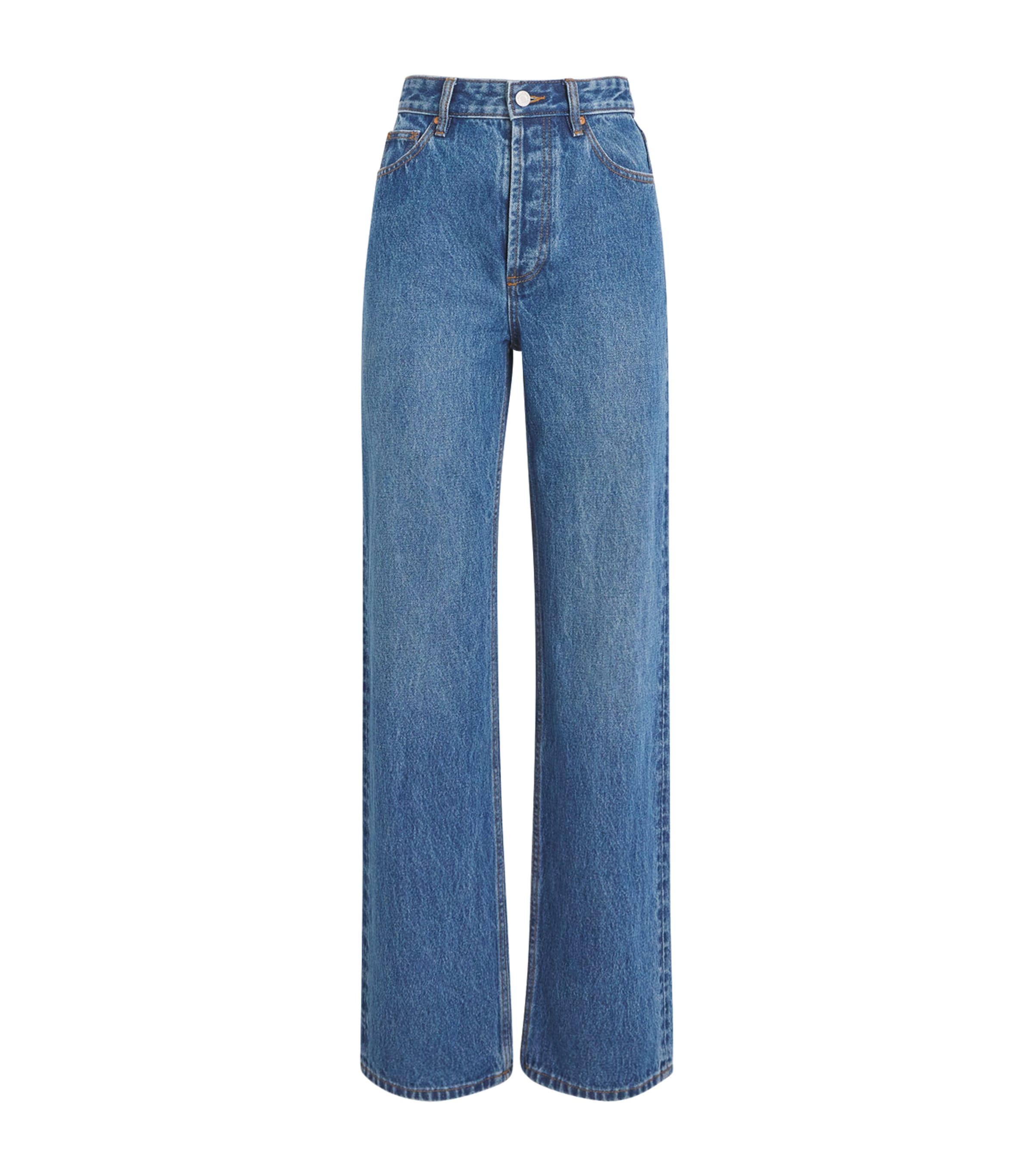 Camilla And Marc Manuela High-rise Straight Jeans In Blue