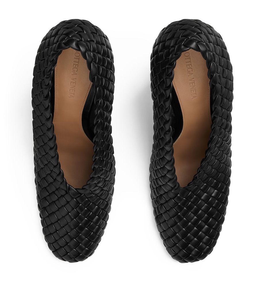 Bottega Veneta Leather Canalazzo Pumps 100 Image 4