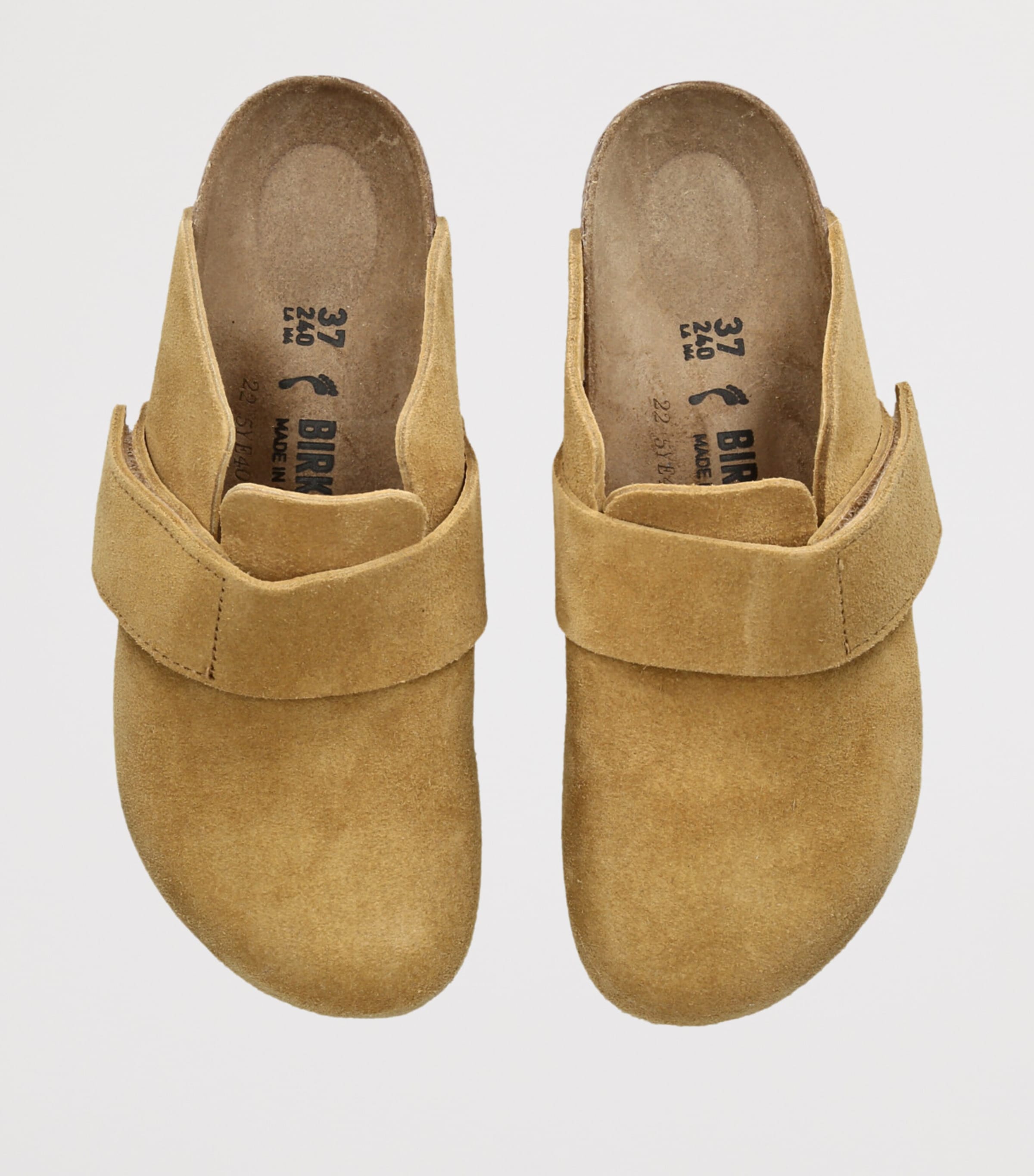 Birkenstock Suede Loma Clogs (Narrow Fit) Camel Image 4