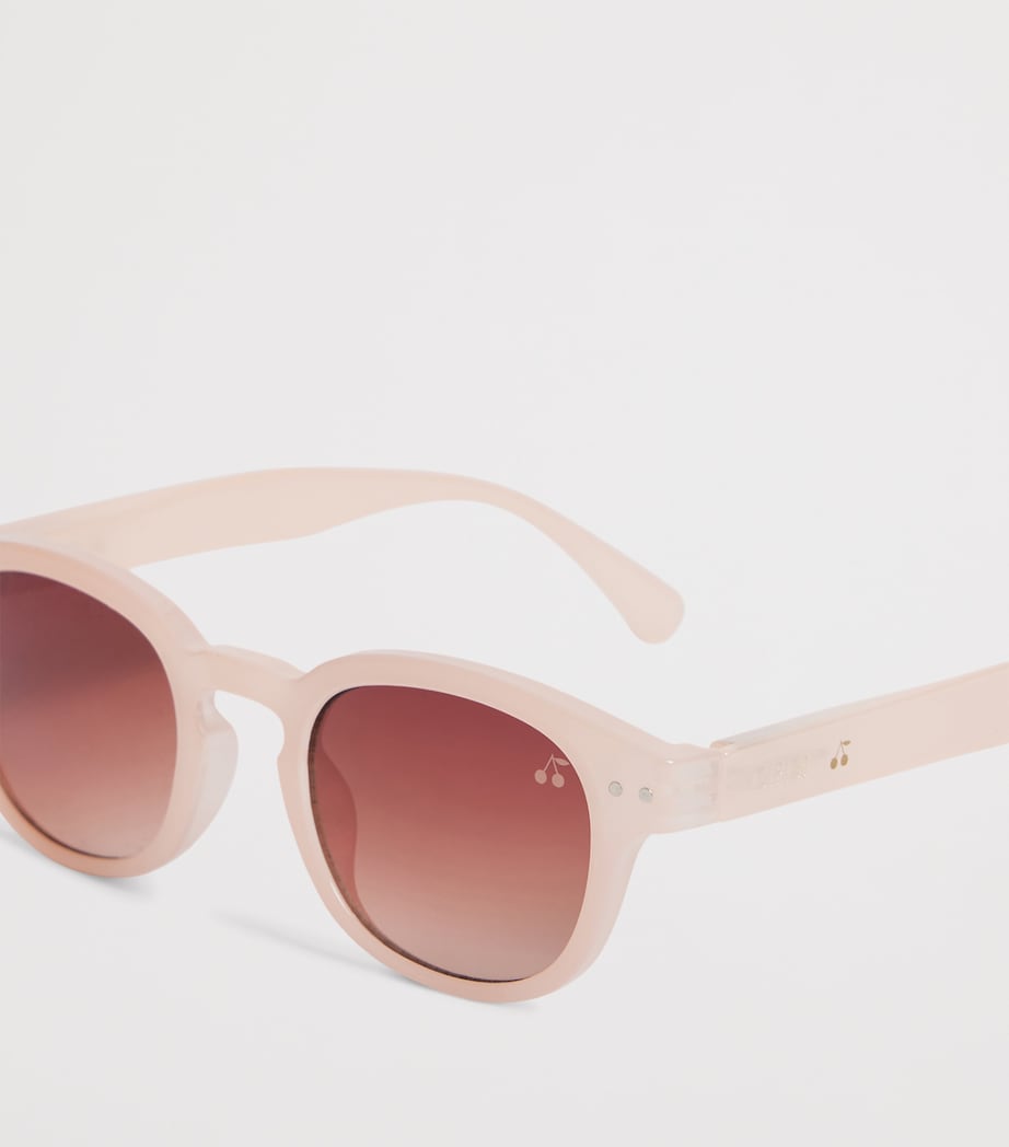 Bonpoint Cherry-Detail Square Sunglasses Rose Poudre Image 2