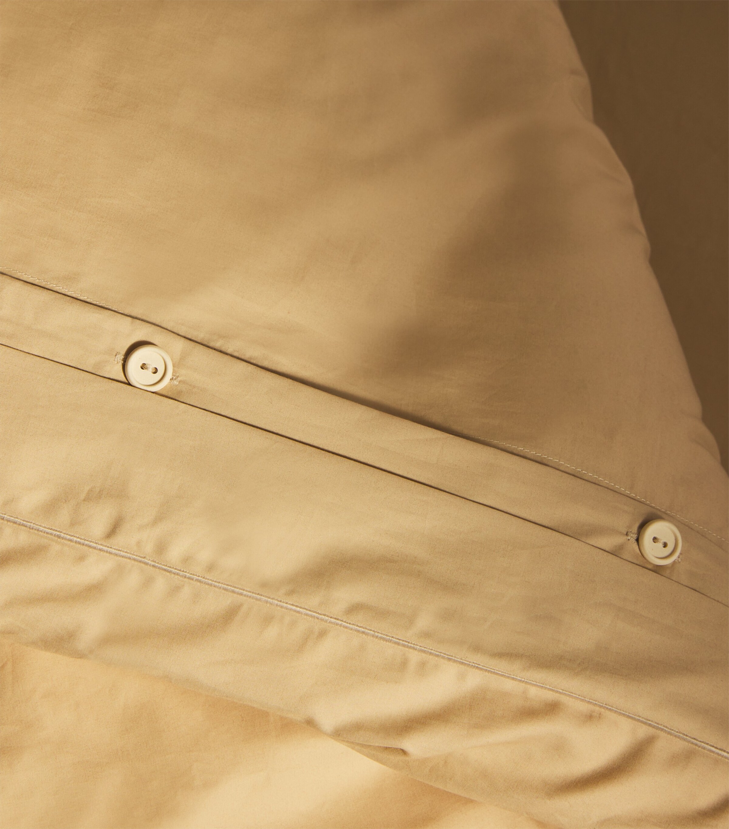 Chester King Fitted Sheet (150cm x 200cm) NATURAL Image 3