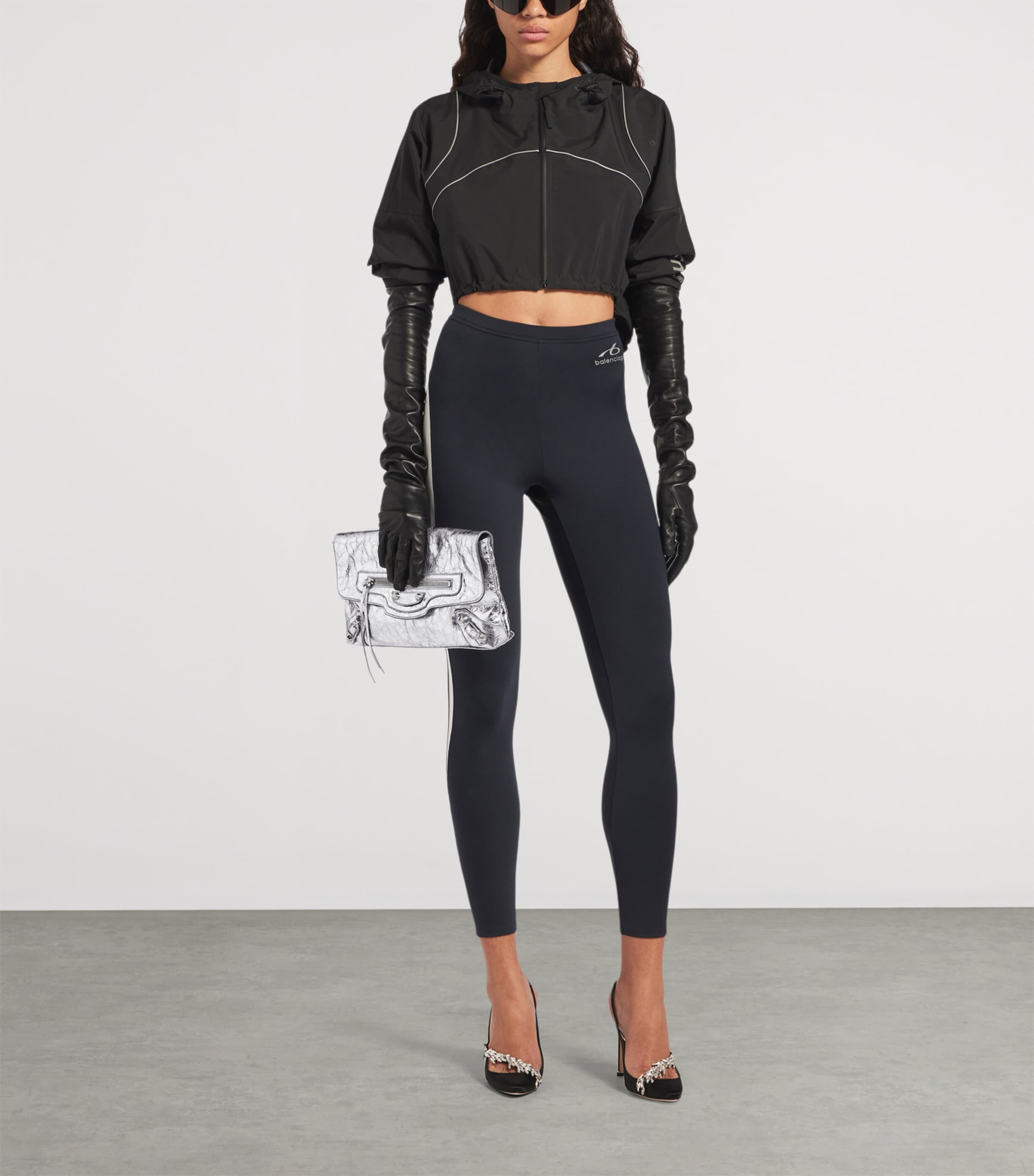 Balenciaga Lambskin Le City Clutch Bag Image 5