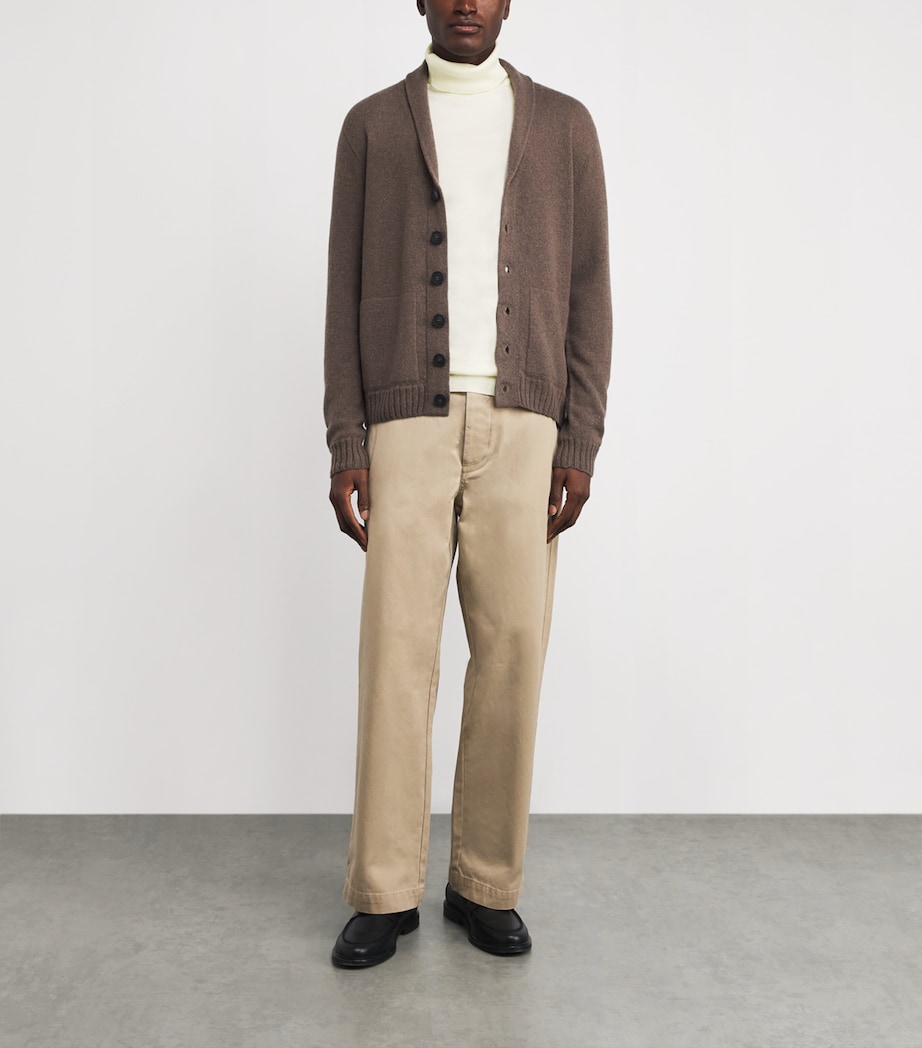 Merino Wool Cherwell Rollneck Sweater SNOW WHITE Image 2