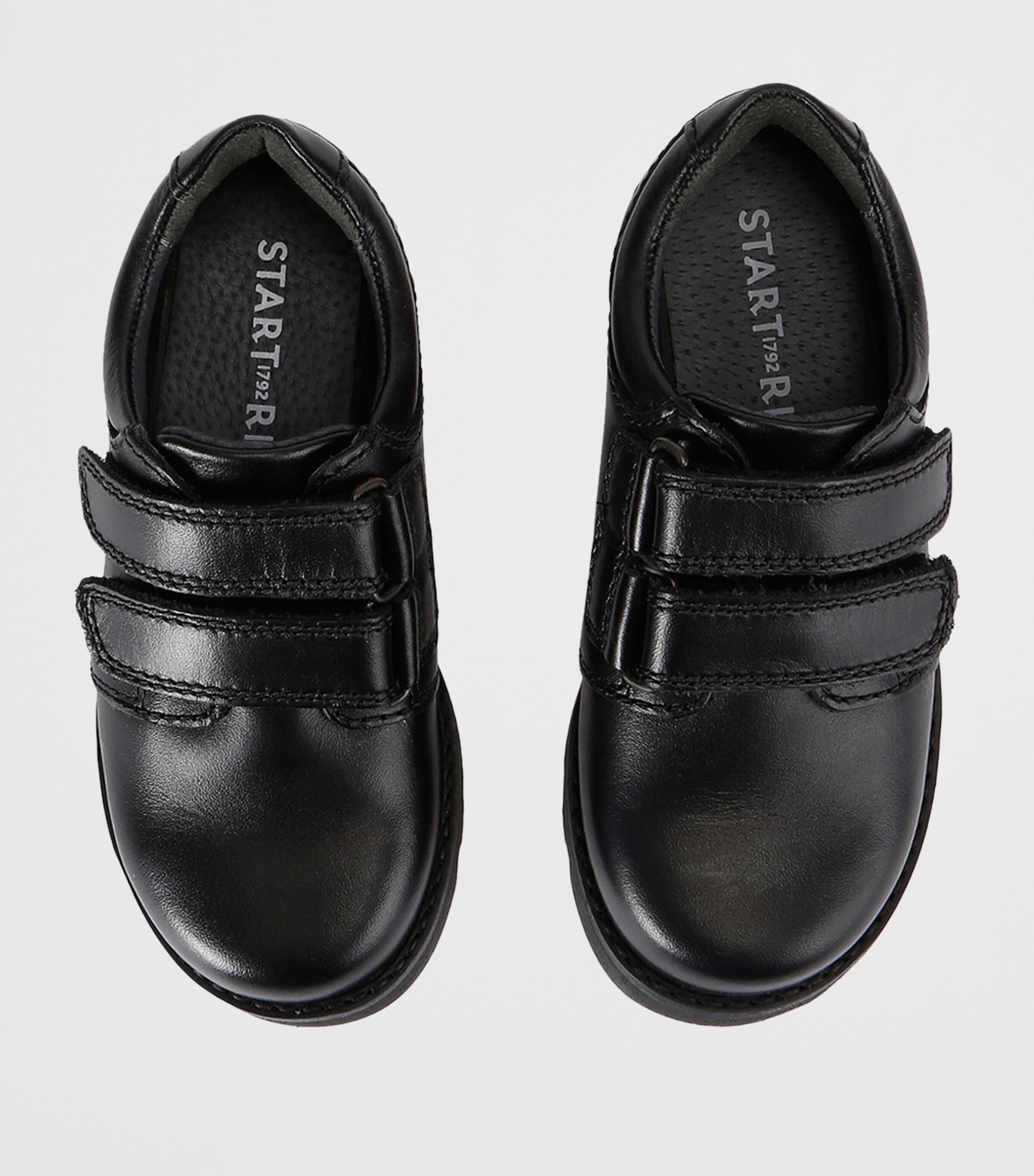 Start-Rite Polished Leather Parker School Shoes Black Image 4