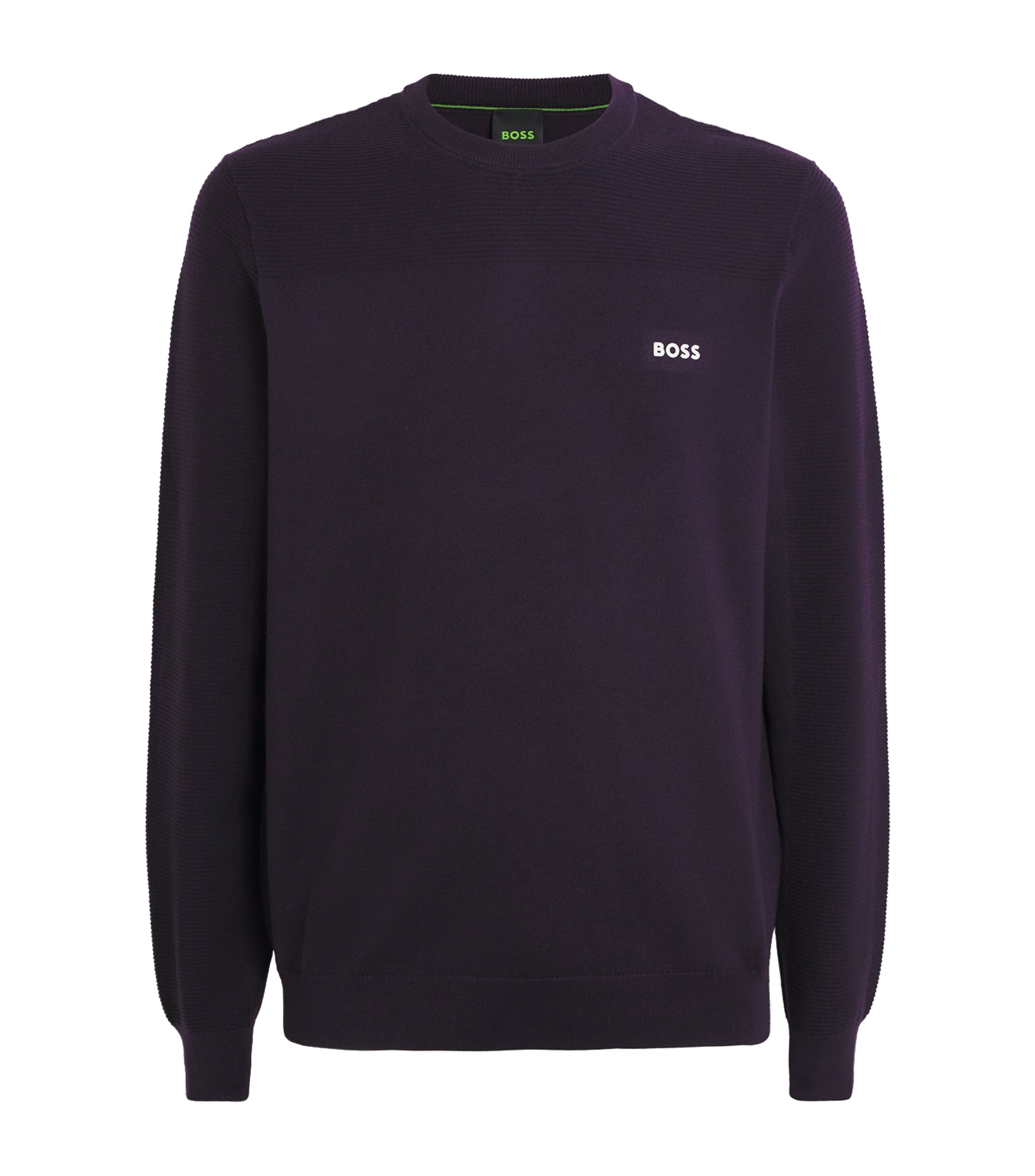 Hugo Boss Logo Momentum-x Sweatshirt In Purple