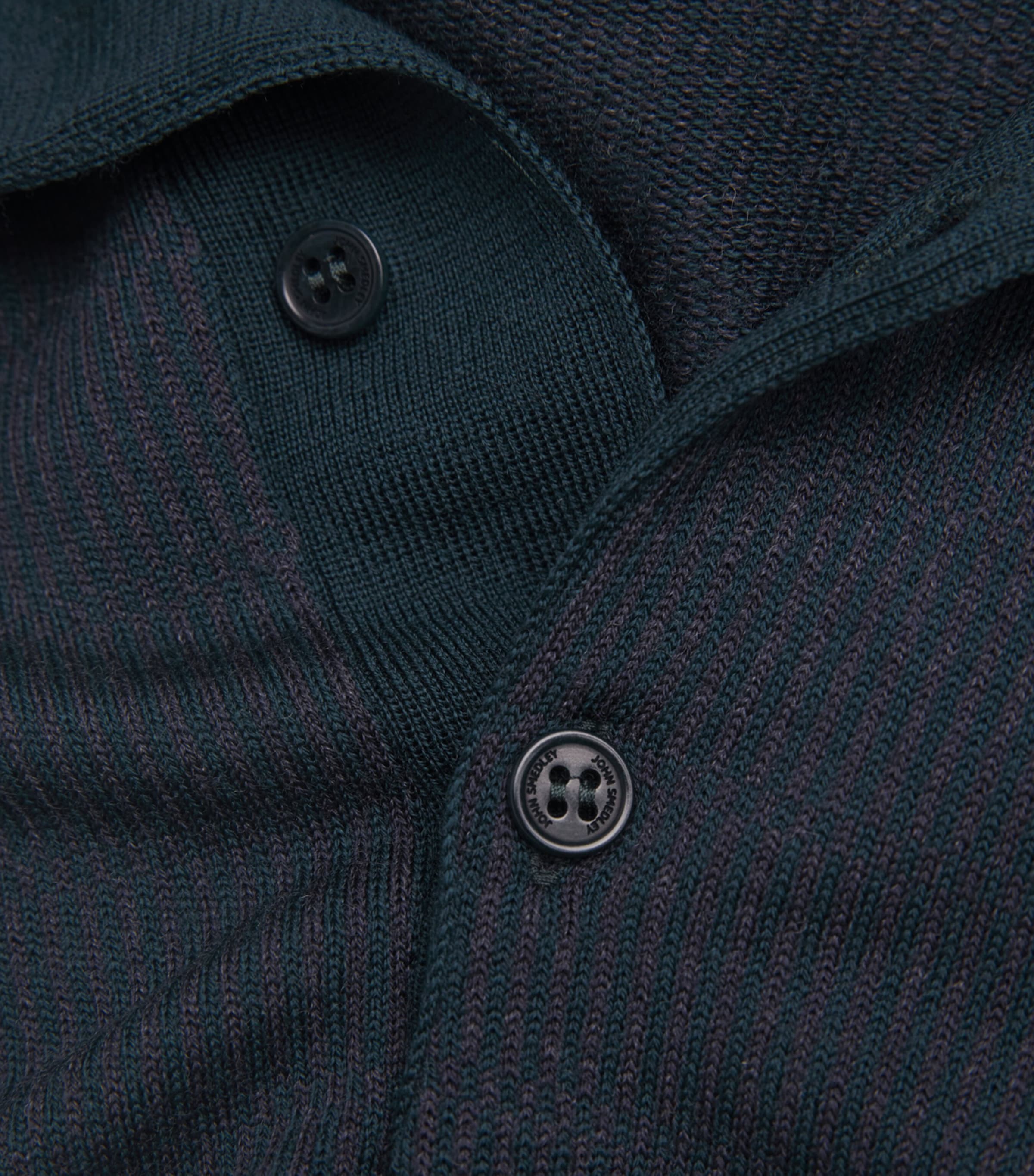 Extra Fine Merino Herbie Long-Sleeve Polo Shirt RICHARDSON GREEN Image 5