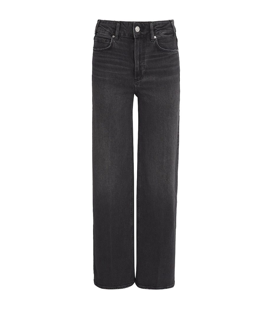 Sasha High-Waist Straight Jeans  VIPER BLK DISTRSSD Image 1