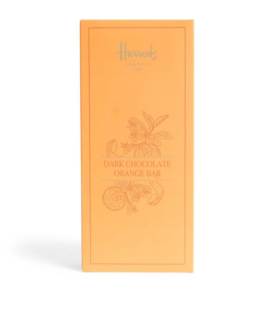 Harrods Dark Chocolate Orange Bar (80g) Image 1