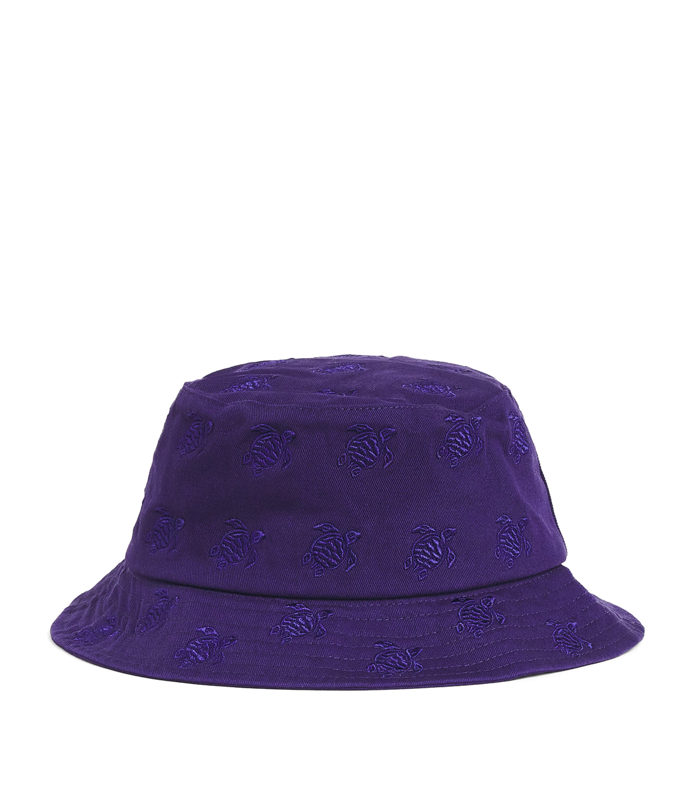 Vilebrequin Embroidered Bucket Hat In Navy