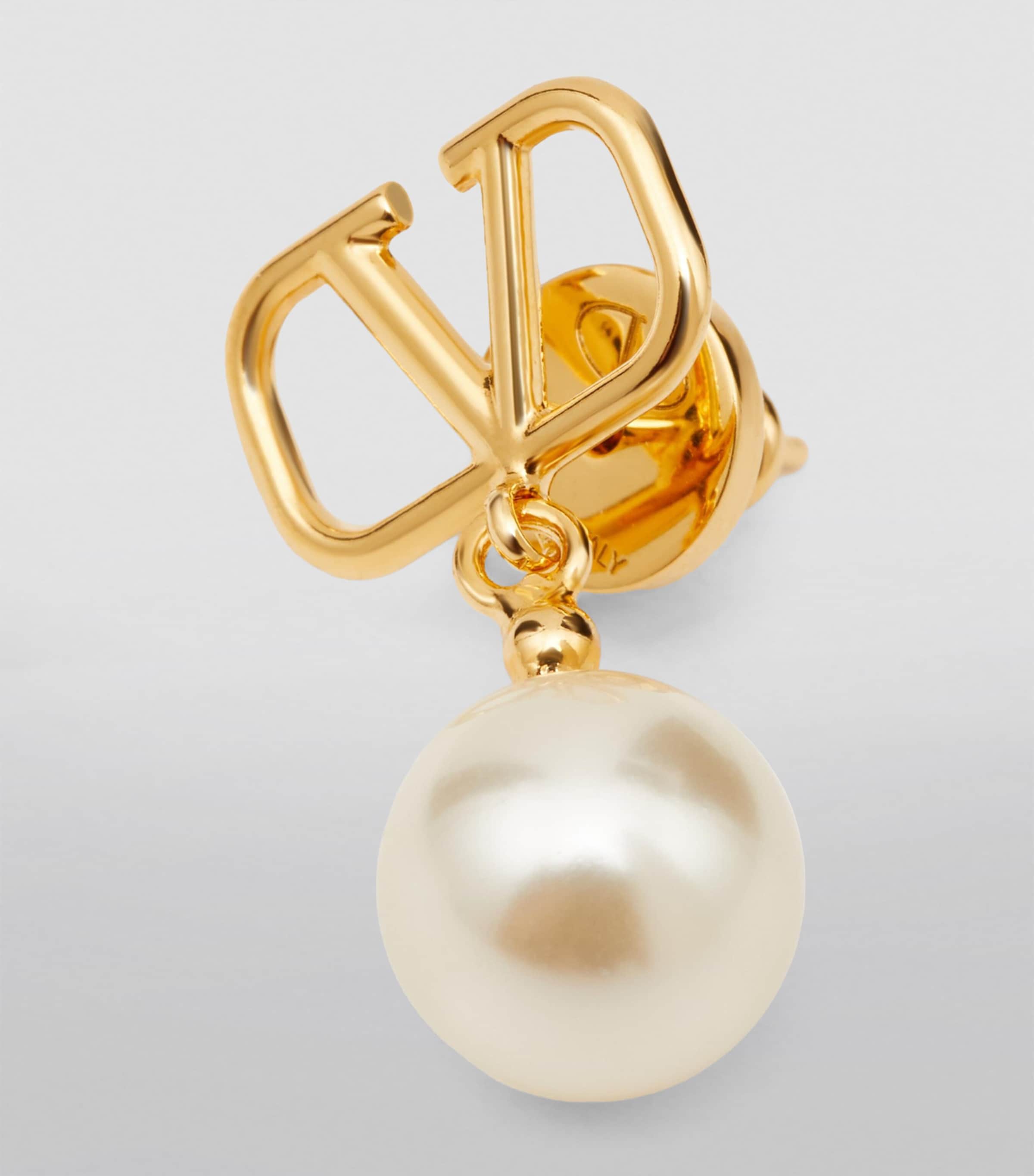 Swarovski Pearl VLOGO Earrings 0O3 Image 3