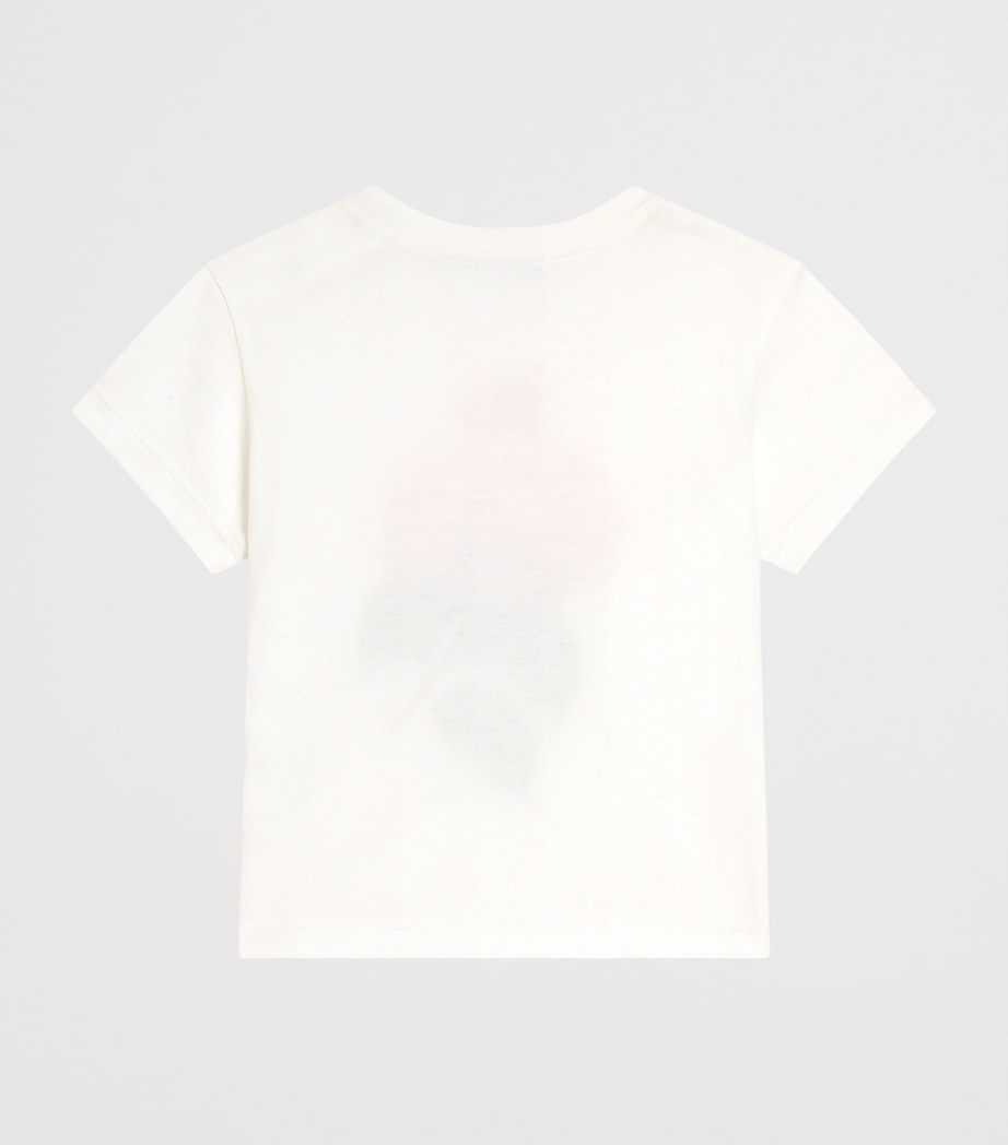Dolce&Gabbana Kids Hydrangea Print T-Shirt (3-30 Months) Whit Image 2