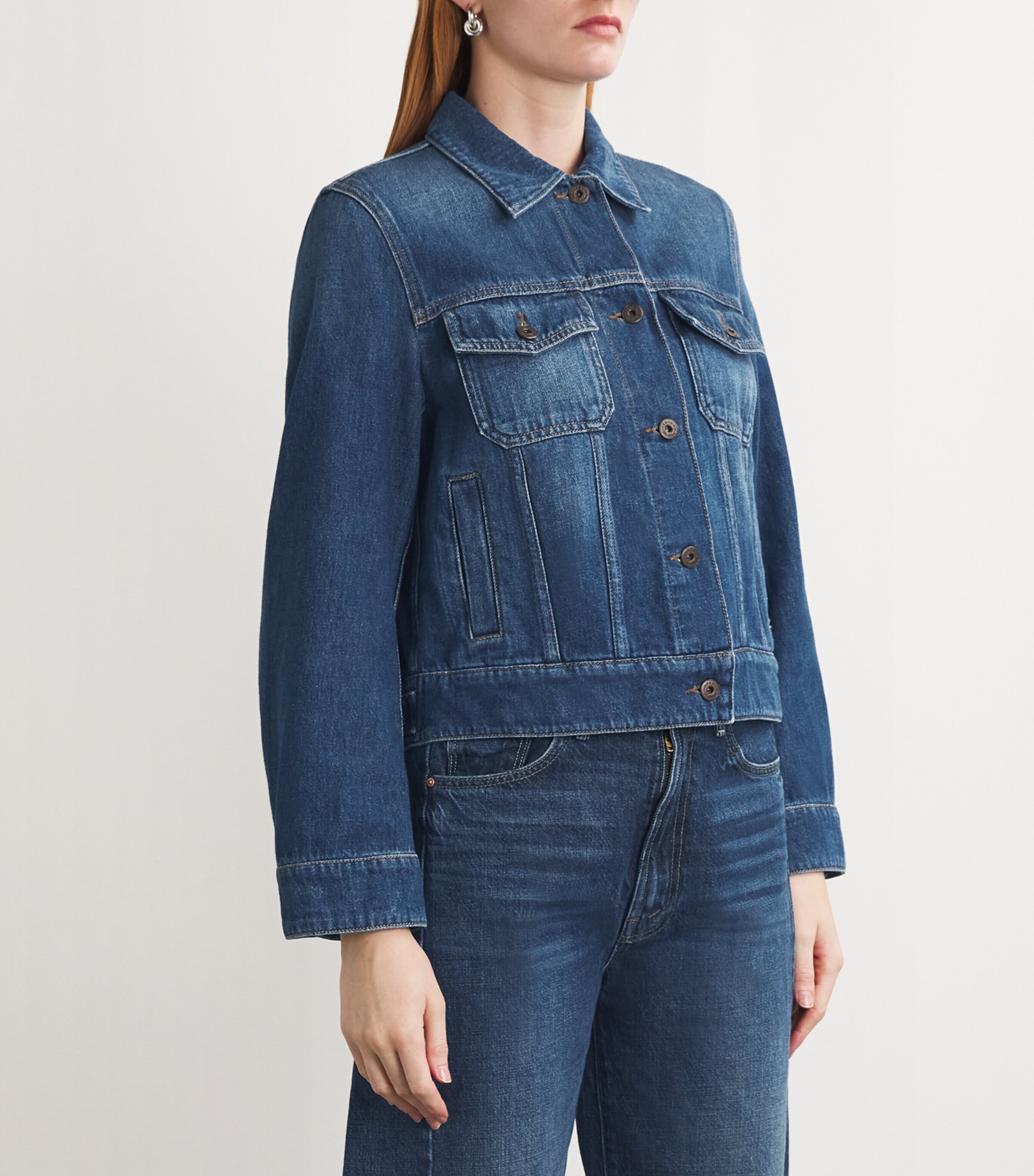 Denim Jacket NAVY Image 3