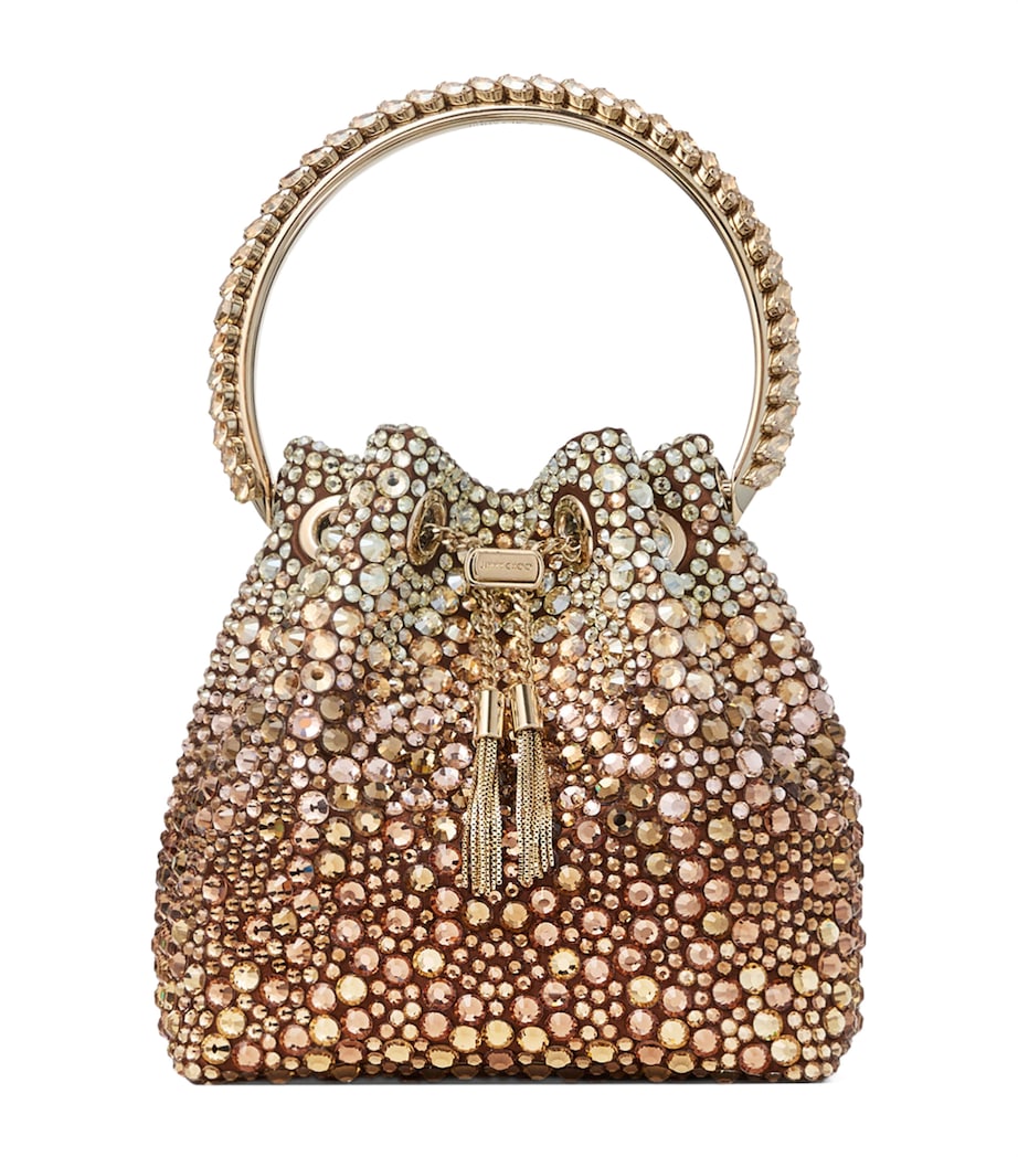 Bon Bon Embellished Top-Handle Bag BRONZE/HONEY MIX Image 1