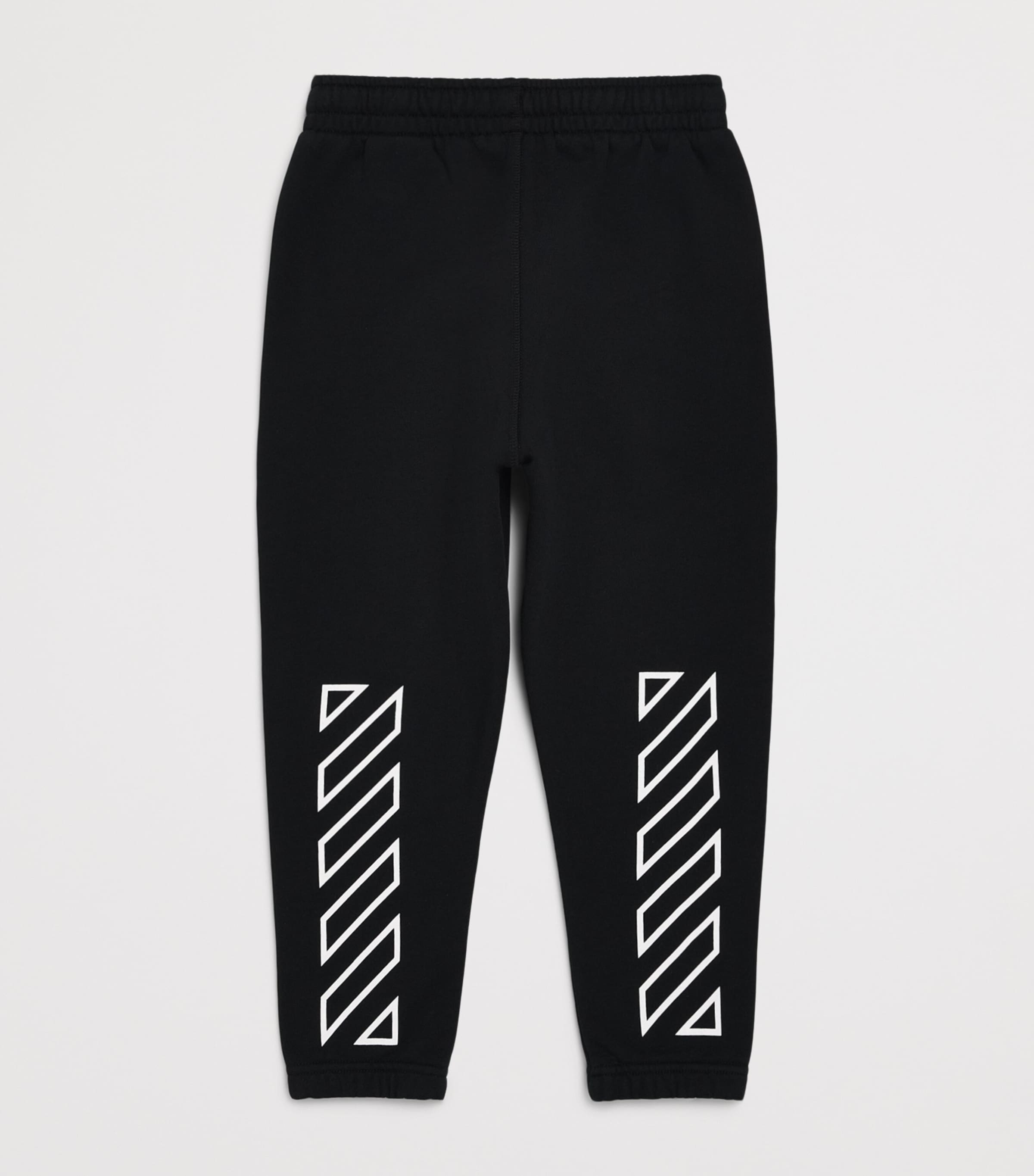 Off-White Kids Cotton Bookish Sweatpants (4-12+ Years) Black Image 2