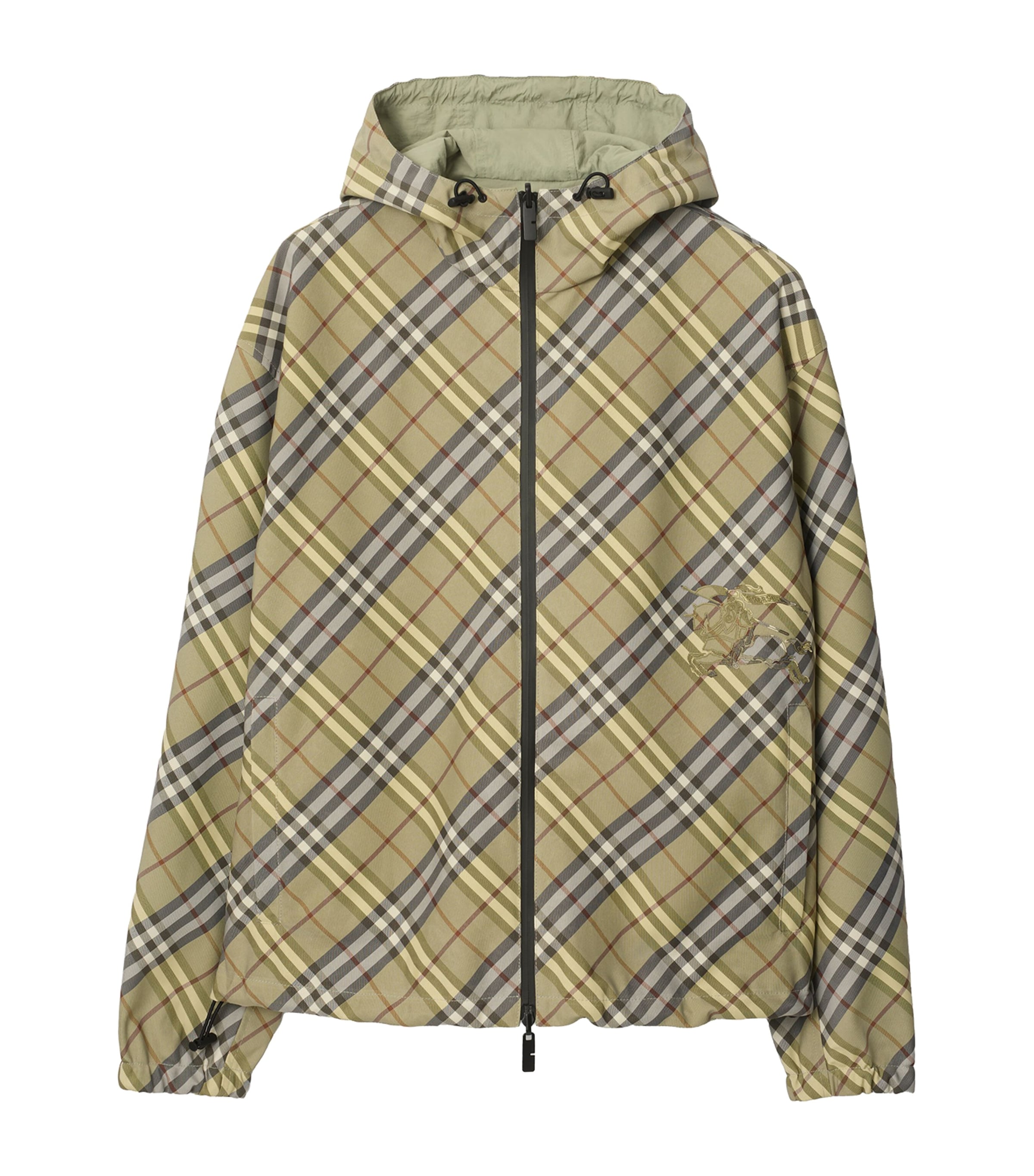 Reversible EKD Oversized Jacket GLADE GREEN IP CHECK Image 1
