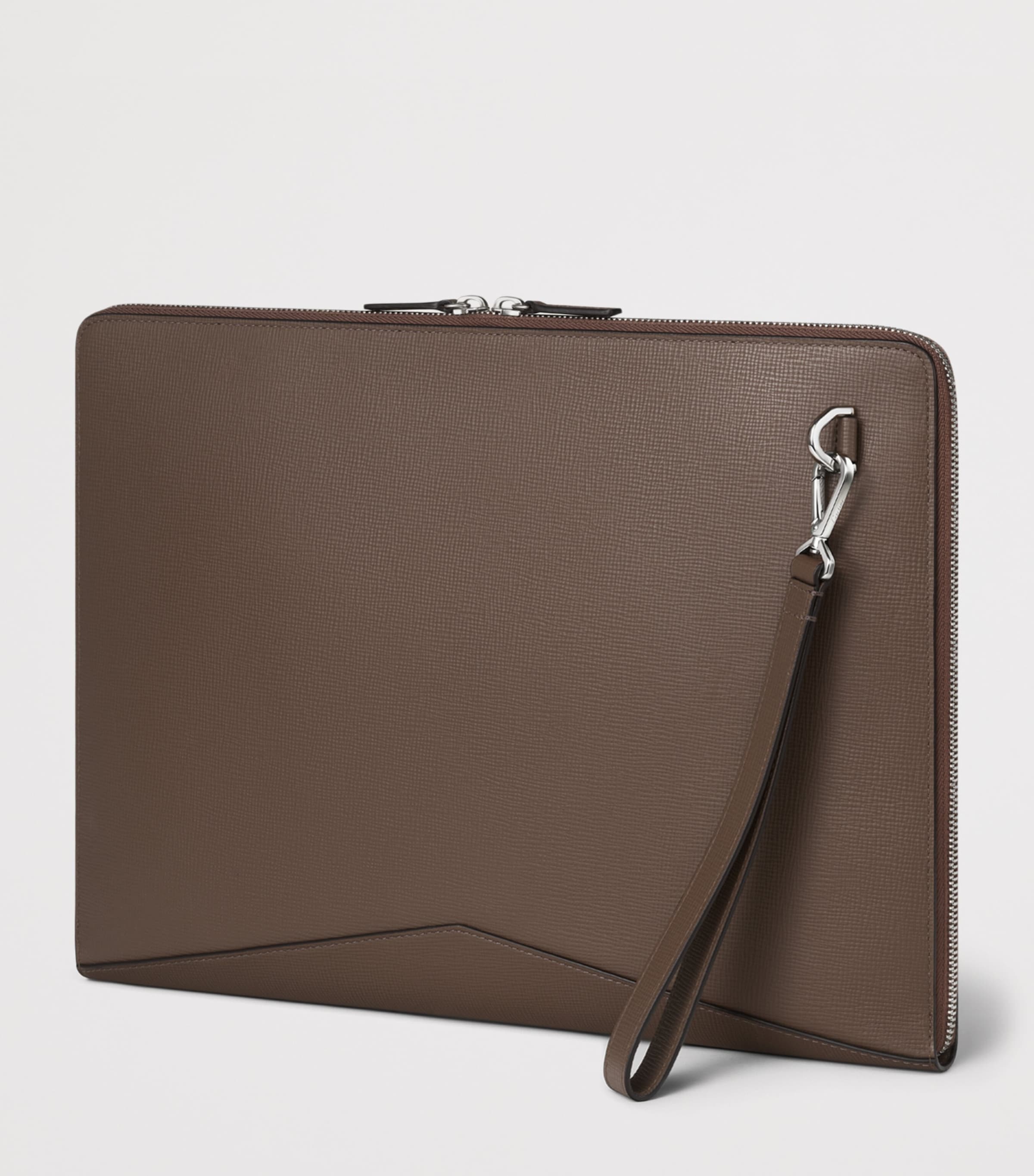Calfskin Losange Portfolio Case PEPPER GREY Image 2