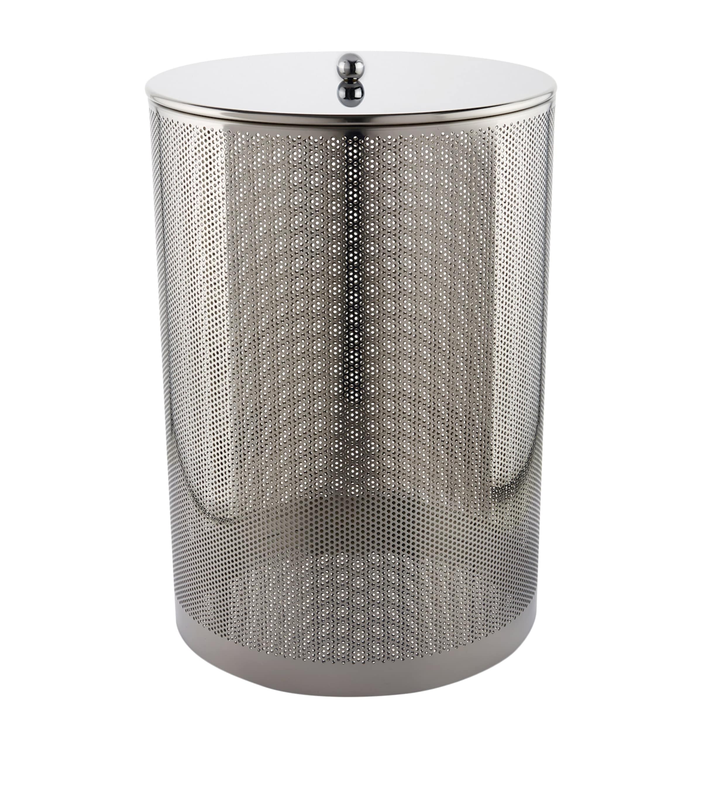 Zodiac Round Laundry Basket In Silver