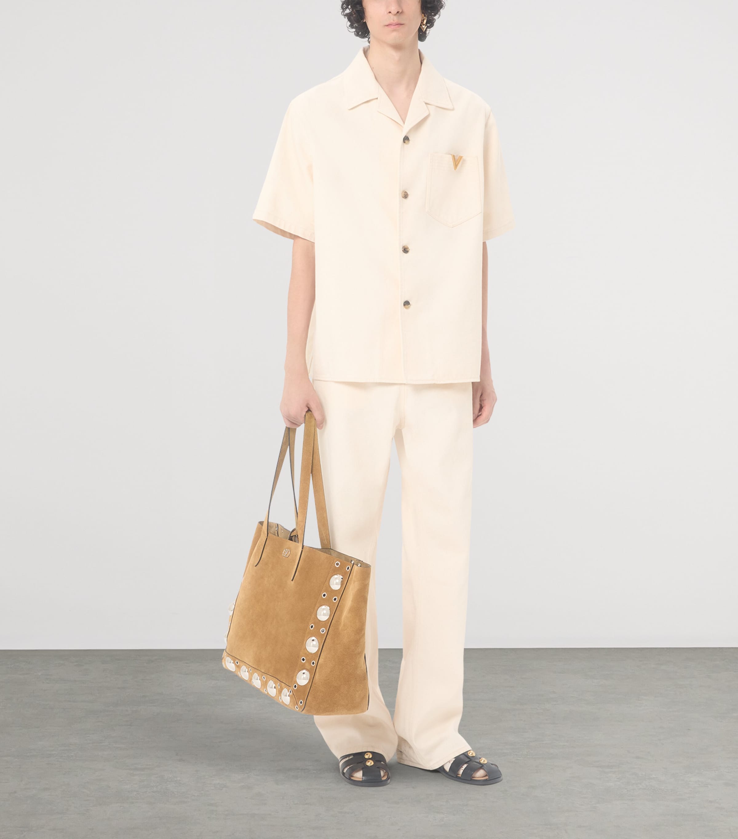 Denim V-Logo Shirt A03 Image 5